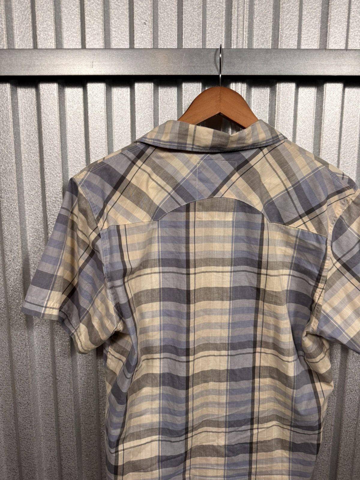 Levi's Vintage Levis Western Pearl Snap Button Up Plaid Shirt Size US M / EU 48-50 / 2 - 6 Thumbnail