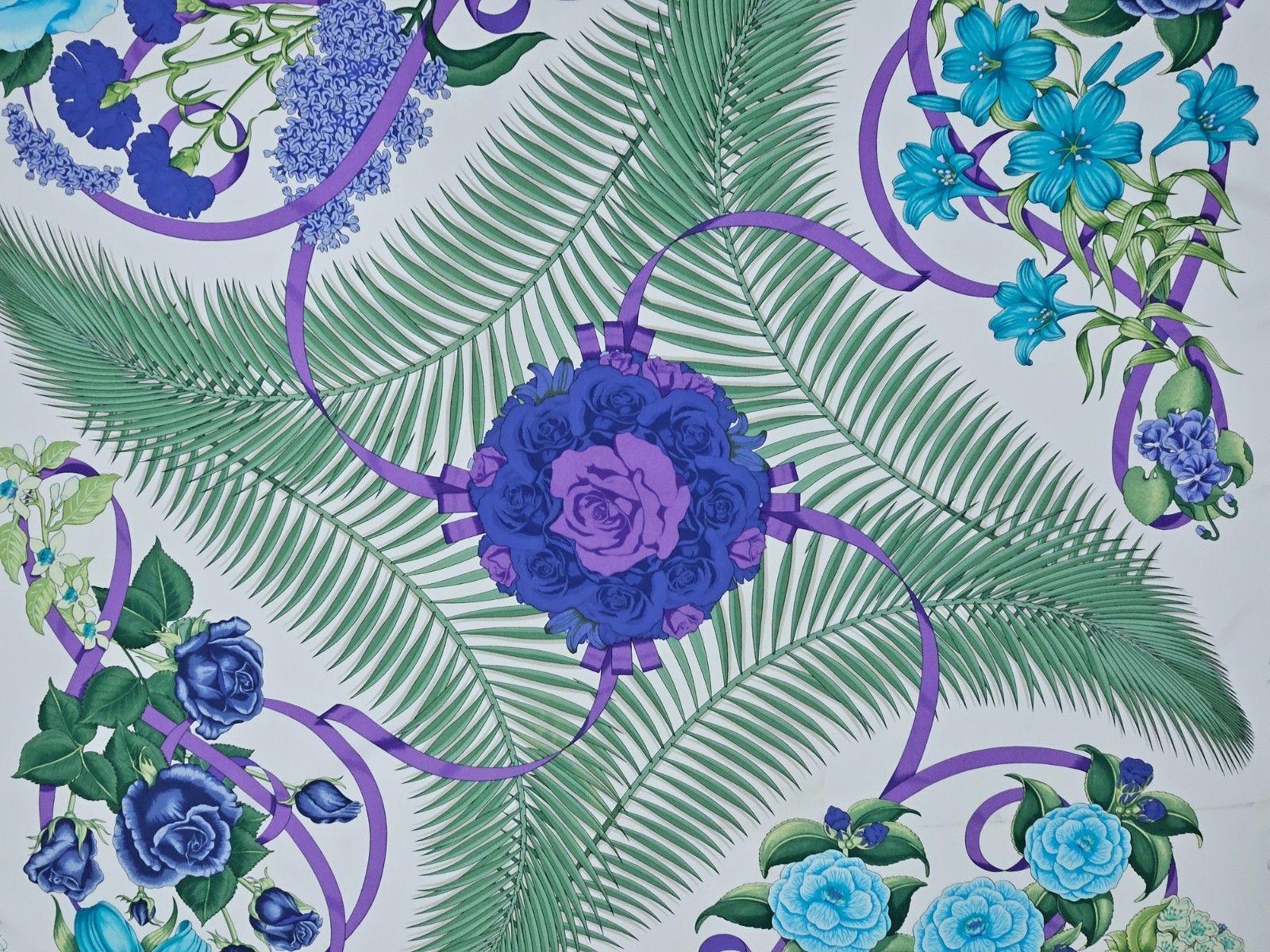 Hermes Hermes Carre Fleurs de L'Opera Silk Scarf Size ONE SIZE - 2 Thumbnail