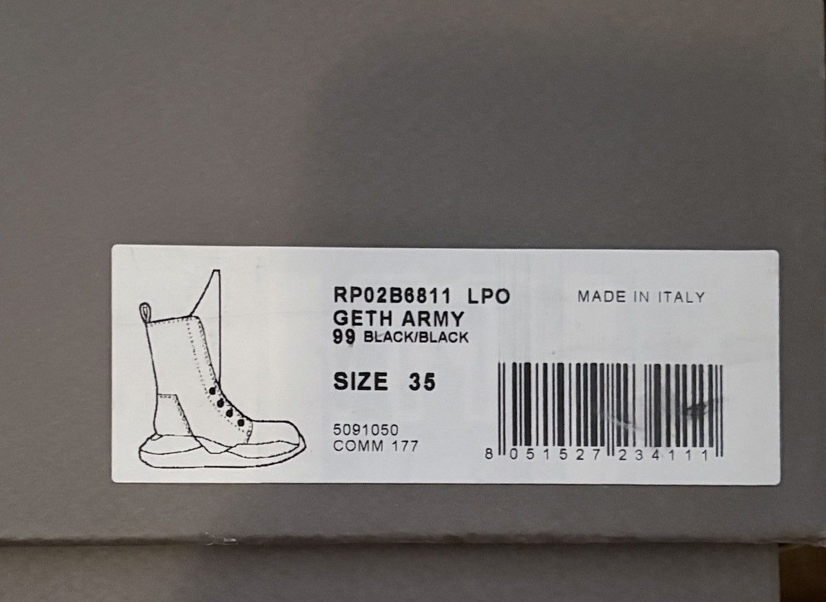 Rick Owens Rick Owens Geth Army Boots Size US 5 / IT 35 - 5 Thumbnail