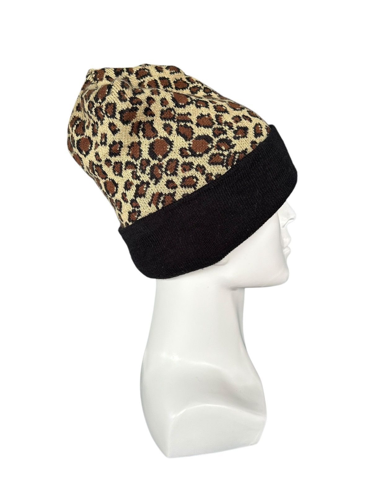 Japanese Brand × Kapital × Vintage Leopard Japanese Style Rare Beanie Hats 🎌☠️ Size ONE SIZE - 4 Thumbnail