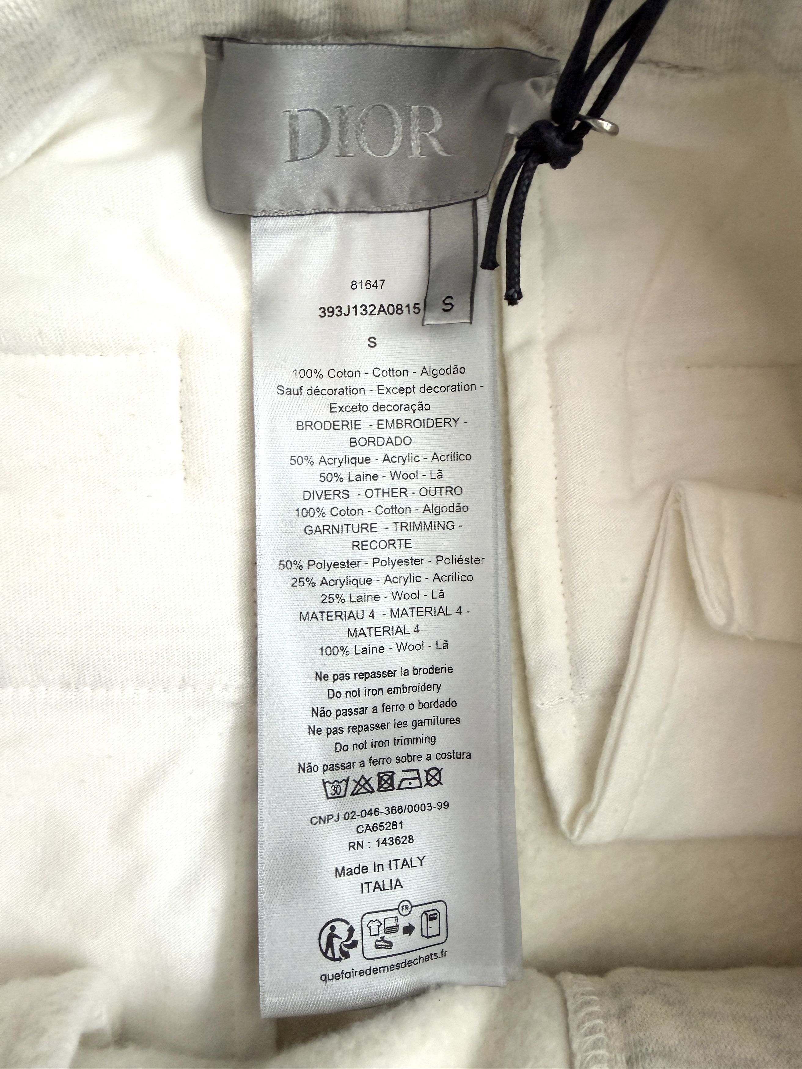 Dior Dior F/W 2023 x Denim Tears Logo Patch Track Size US 28 / EU 44 - 4 Thumbnail