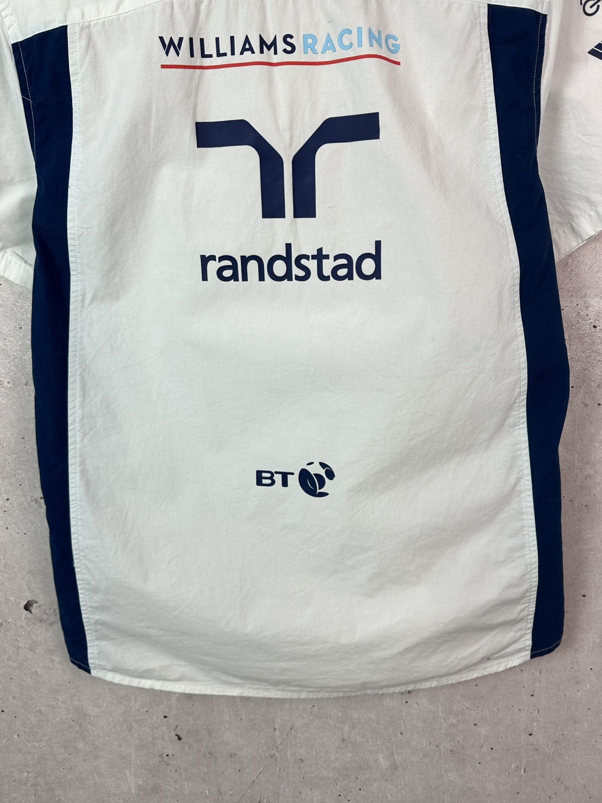Hackett Hackett Williams Racing Mercedes White Short Sleeve Shirt Size US M / EU 48-50 / 2 - 12 Thumbnail