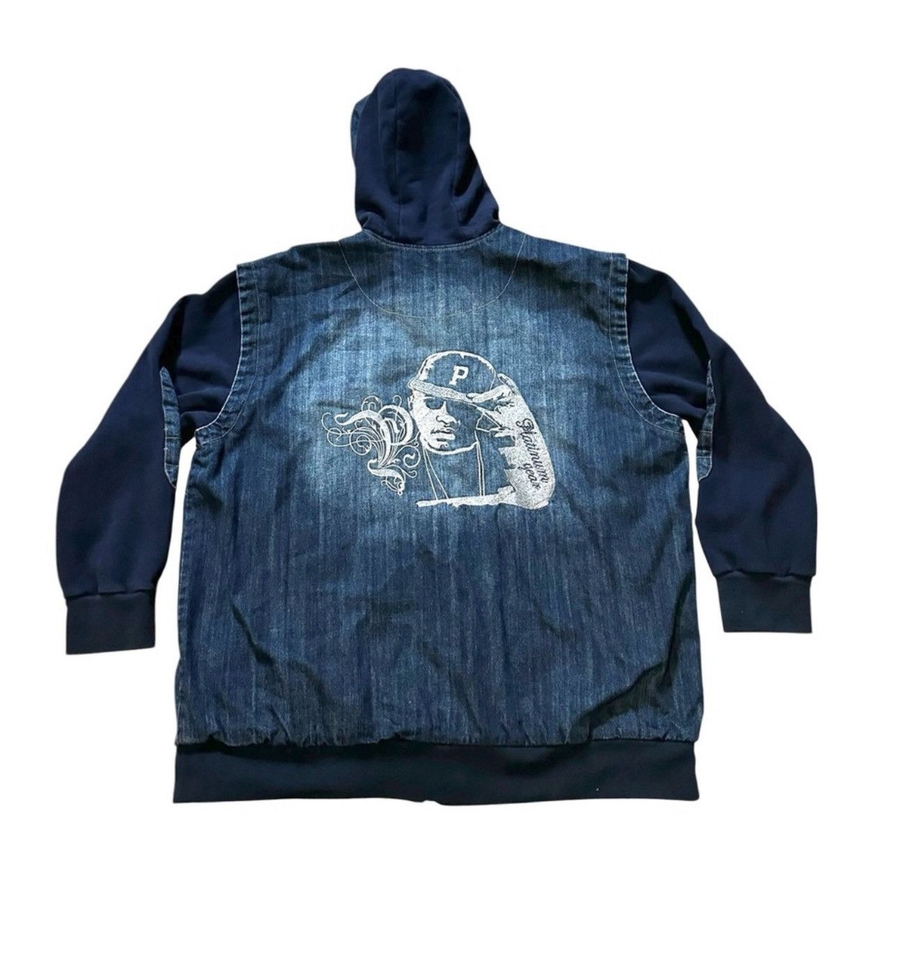 Other Vintage Platinum Gear Jean Jacket Mens 3XL Denim Y2K Hip Hop Size US XXL / EU 58 / 5 - 1 Thumbnail