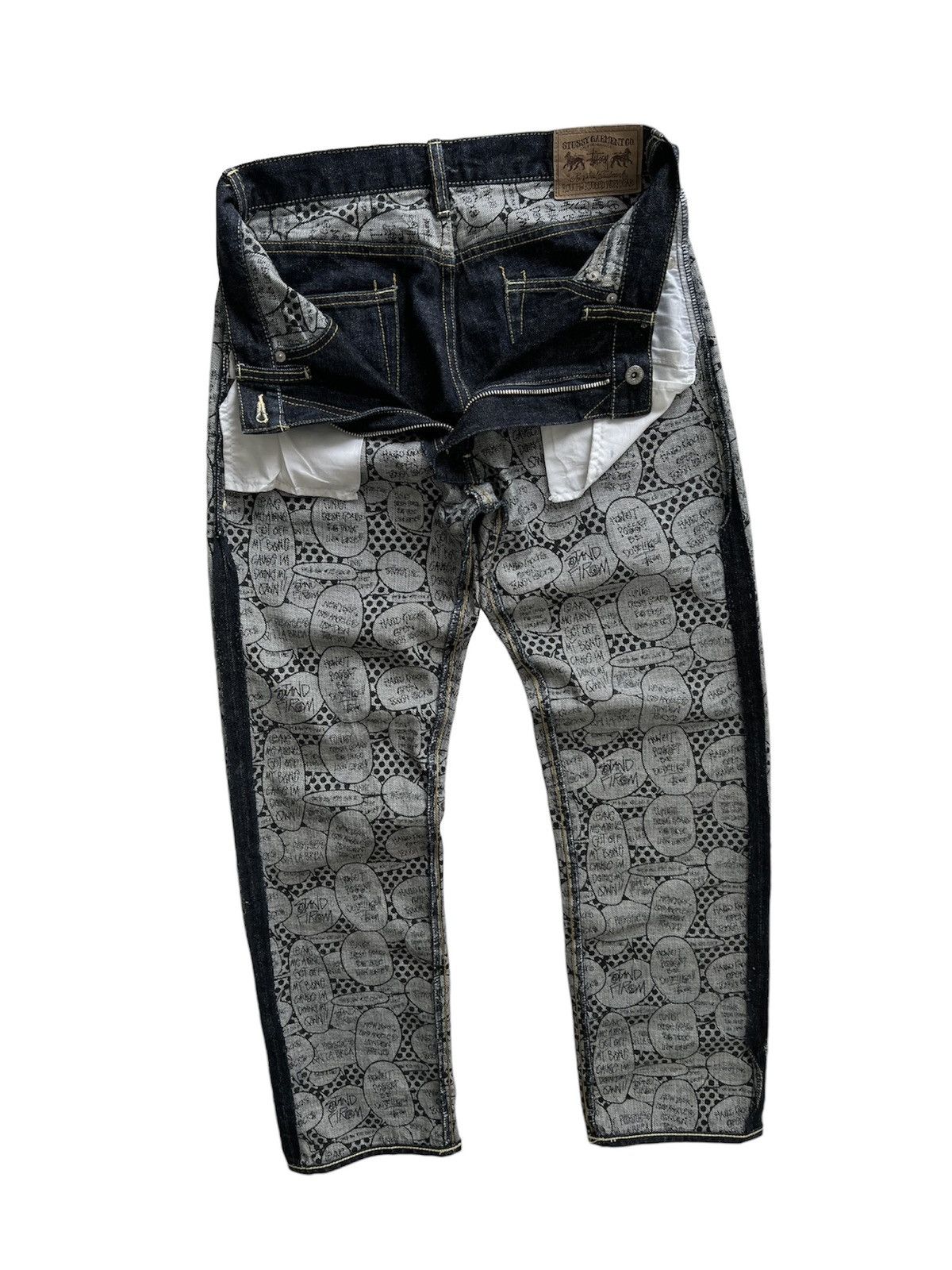 Stussy VINTAGE 00s STUSSY STRAIGHT JEANS Size US 30 / EU 46 - 12 Thumbnail