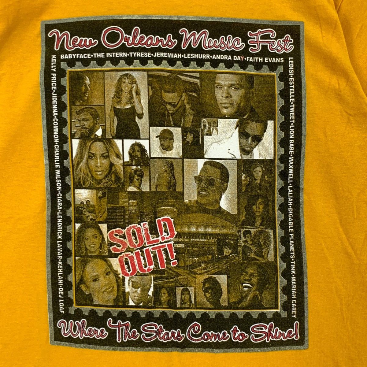 Gildan Vintage NEW ORLEANS MUSIC FESTIVAL Kendrick Lamar Tee Shirt Size US M / EU 48-50 / 2 - 3 Thumbnail