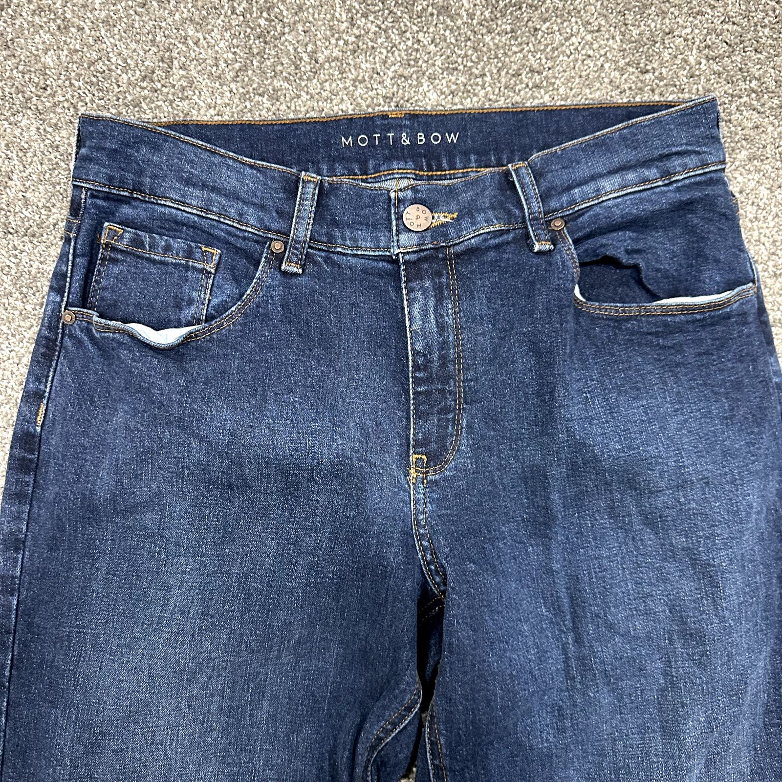 Mott & Bow Mott & Bow Boyfriend Jeans Womens Blue Denim Size 29X32 Size 29" - 4 Thumbnail