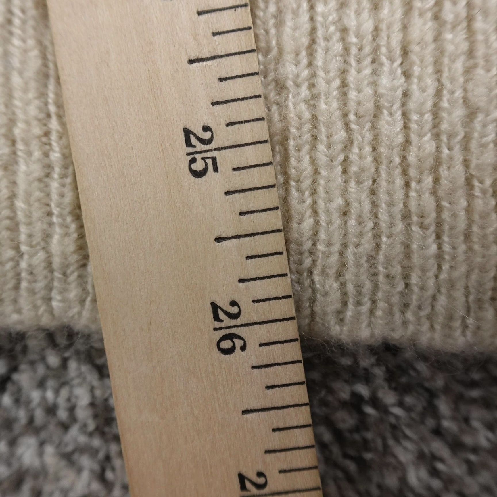 J.Crew J.CREW Sweater Womens S White Mock Neck Alpaca Wool Blend Raglan Sleeve Pullover Knit Ruffle Deco Solid Pattern Size S / US 4 / IT 40 - 7 Thumbnail