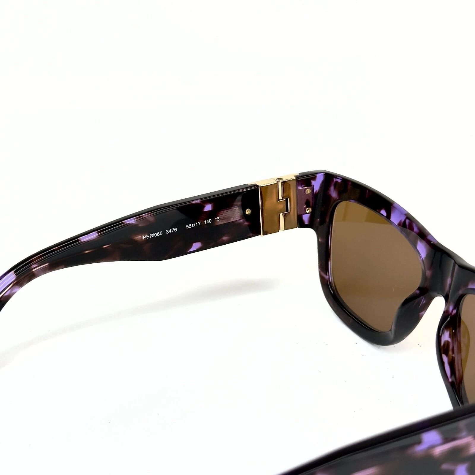 Palm Angels PALM ANGELS PERI065 065 MERRIL Purple Logo Unisex Sunglass Size ONE SIZE - 6 Thumbnail
