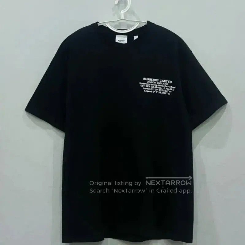 Burberry Burberry Black Cotton T-shirt for Men. Size US XXS / EU 40 - 1 Thumbnail