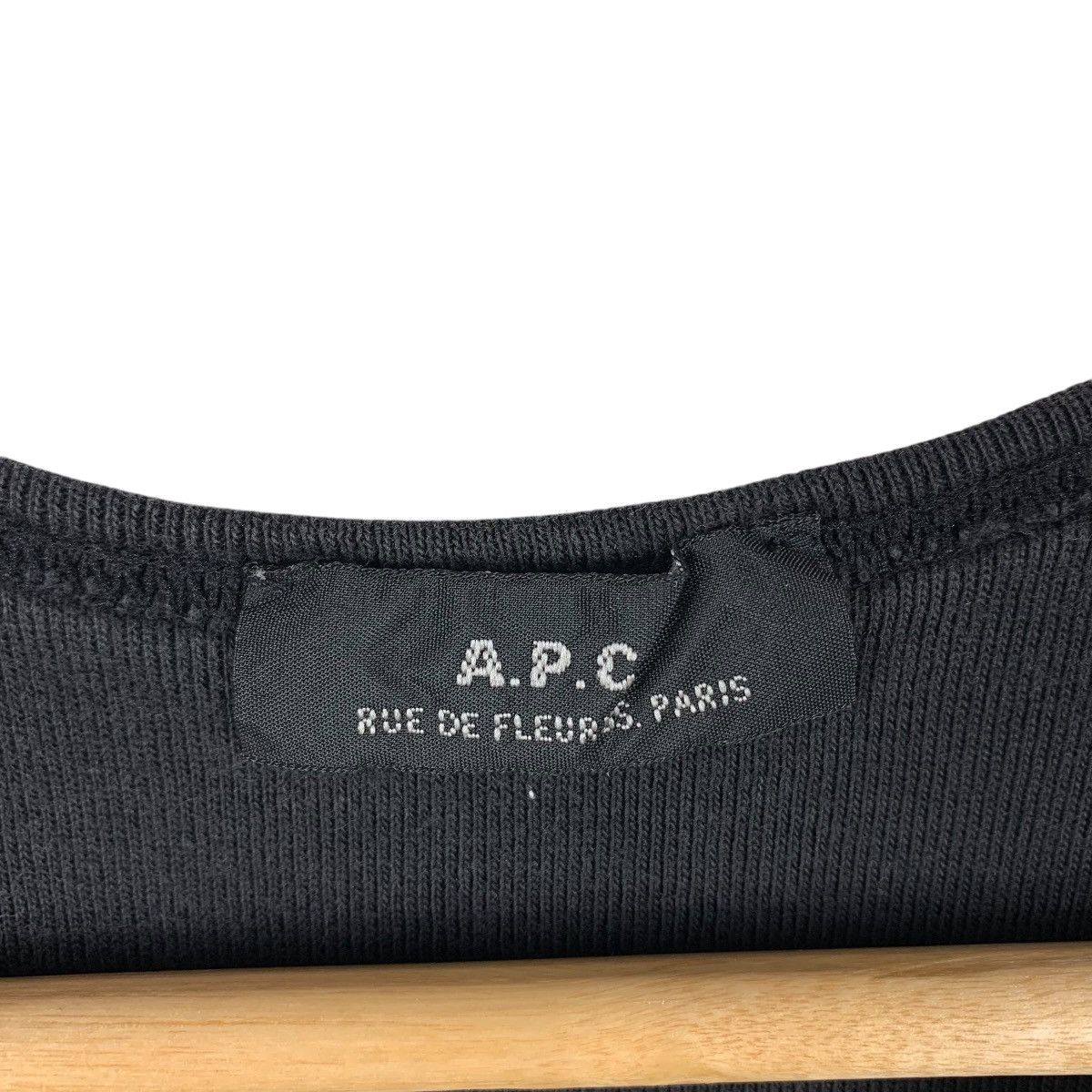 A.P.C. Vintage A.P.C. Rue de Fleurus Paris Ribbed Tank Top Size L / US 10 / IT 46 - 3 Thumbnail