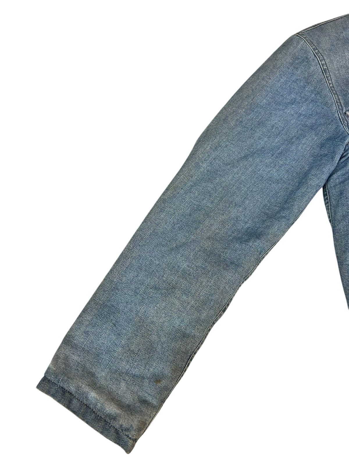 Full Count & Co. × Vintage Vintage Full Count Dirty Mud HBT Denim Jacket Lined Size US M / EU 48-50 / 2 - 9 Thumbnail