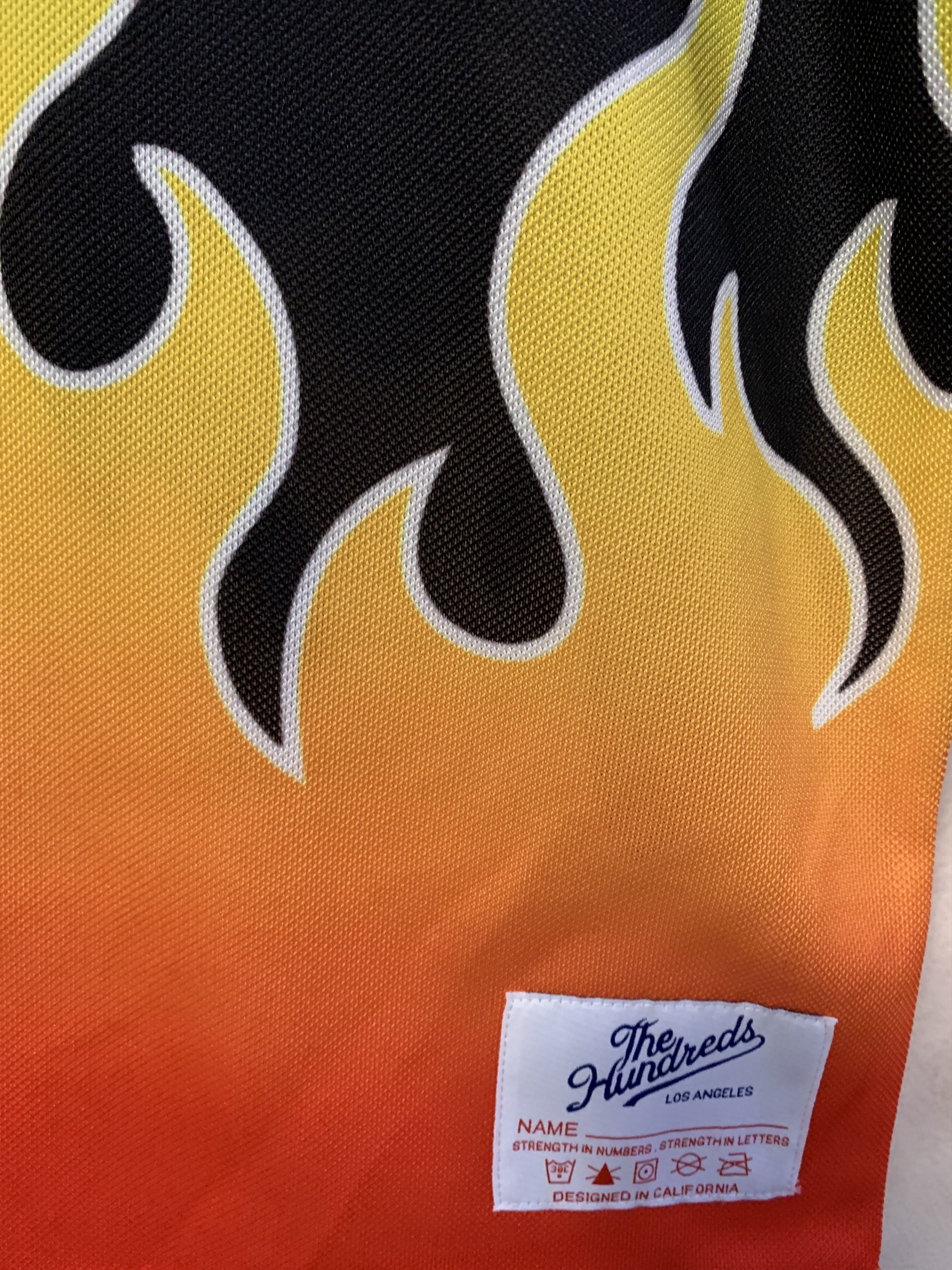 The Hundreds THE HUNDREDS Wildfire LS Jersey ⊛ BLK/FLME ⊛ Brand New Size US S / EU 44-46 / 1 - 4 Thumbnail
