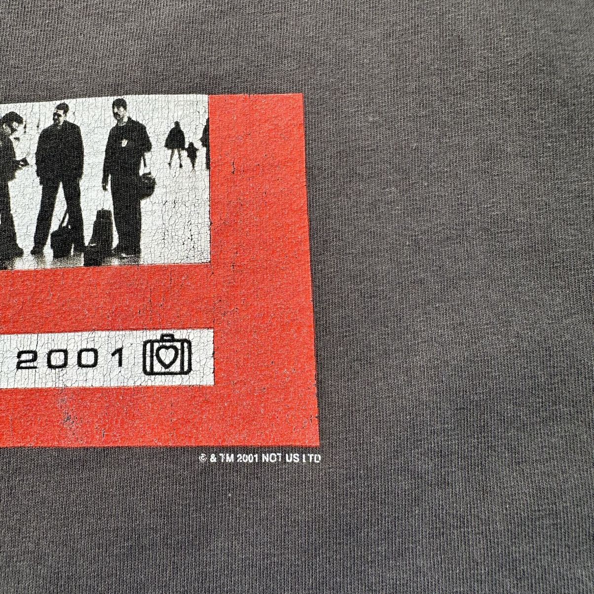 Band Tees U2 Elevation Tour 2001 Tee T Shirt Vintage Grey Size US L / EU 52-54 / 3 - 4 Thumbnail