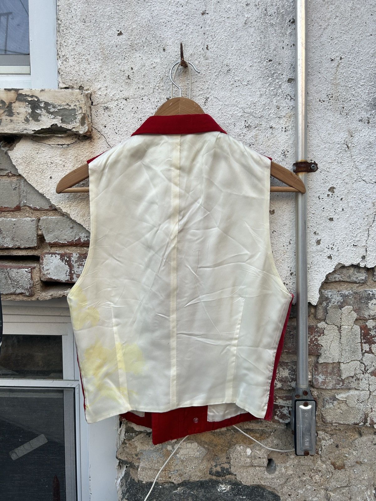 Comme des Garcons Homme Plus FW07 Velvet Double Breasted Waistcoat Size US S / EU 44-46 / 1 - 5 Thumbnail