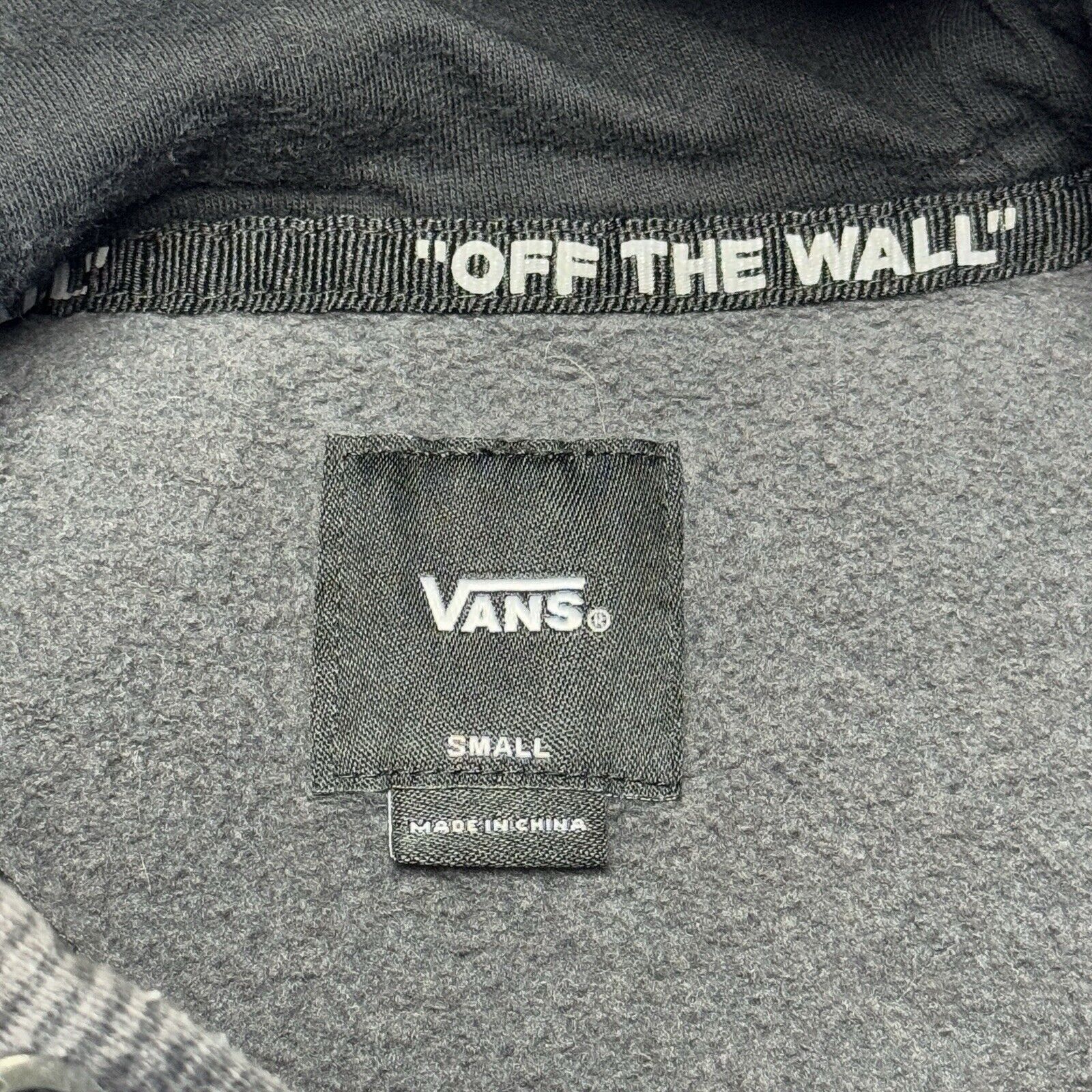 Vans Vans x Baker Hoodie Mens Small Gray/Black Skate Sweatshirt Size US S / EU 44-46 / 1 - 6 Thumbnail