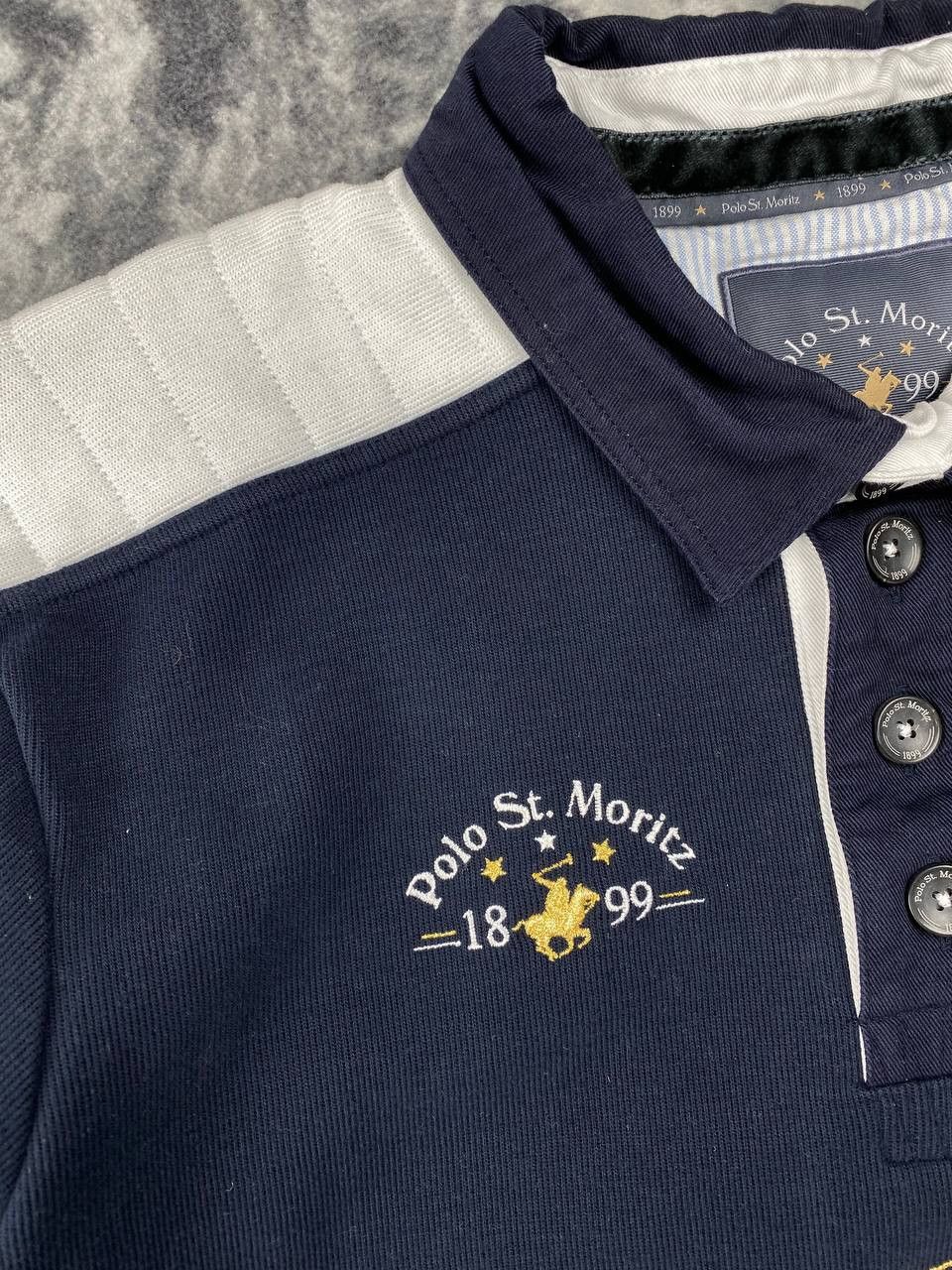 Vintage Polo Club St Moritz Switzerland Rugby Sweatshirt Big Logo Size US XL / EU 56 / 4 - 4 Thumbnail