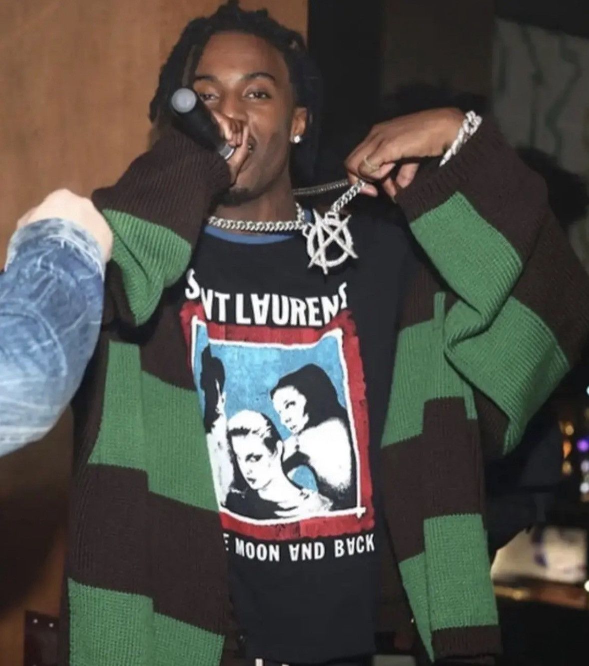 Saint Laurent Paris “To The Moon And Back” Saint Laurent T Shirt Size US S / EU 44-46 / 1 - 6 Thumbnail