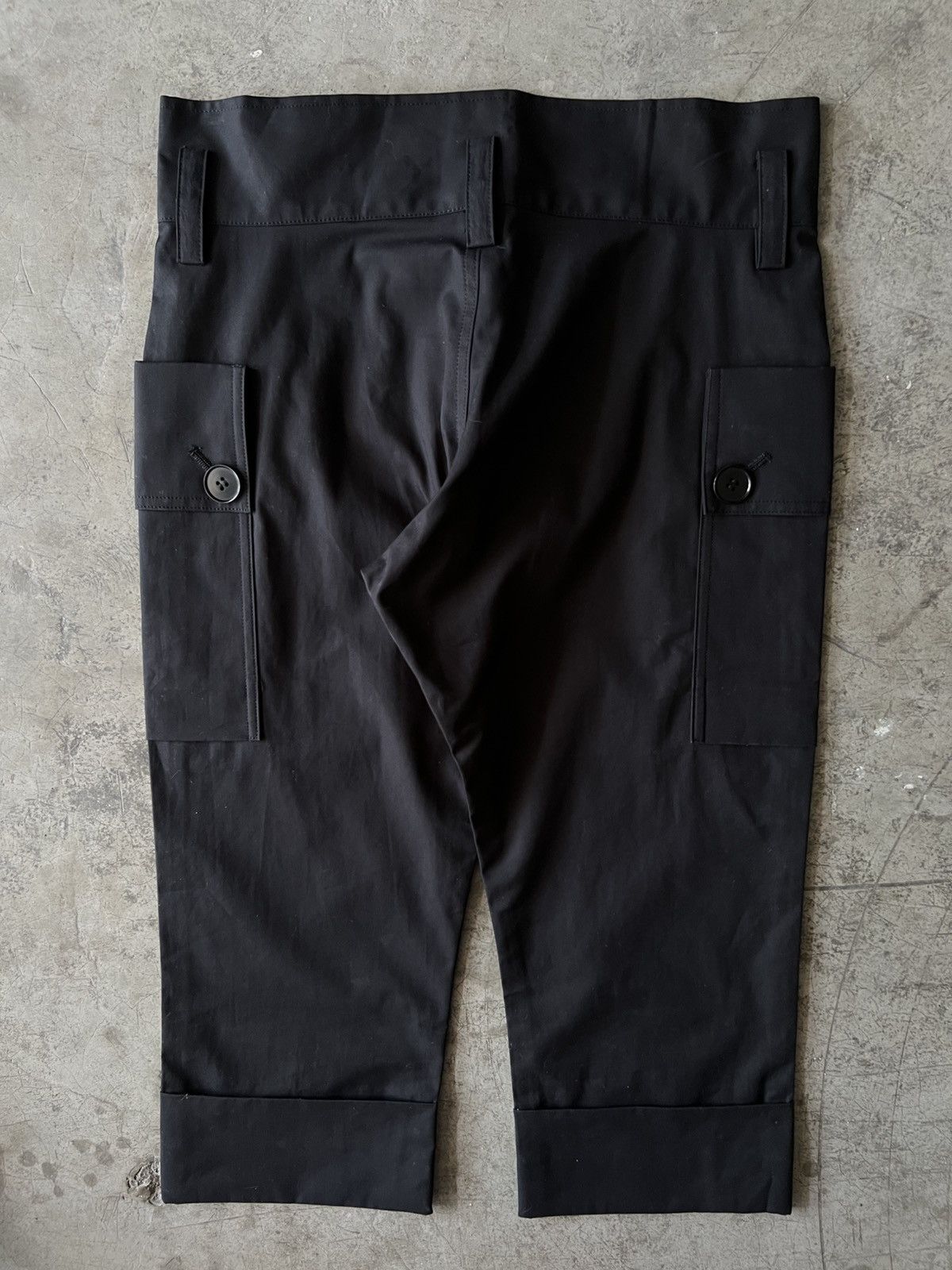 Y's Y’s - Yohji Yamamoto - Cropped Cargo Trouser Size 30" / US 8 / IT 44 - 2 Thumbnail