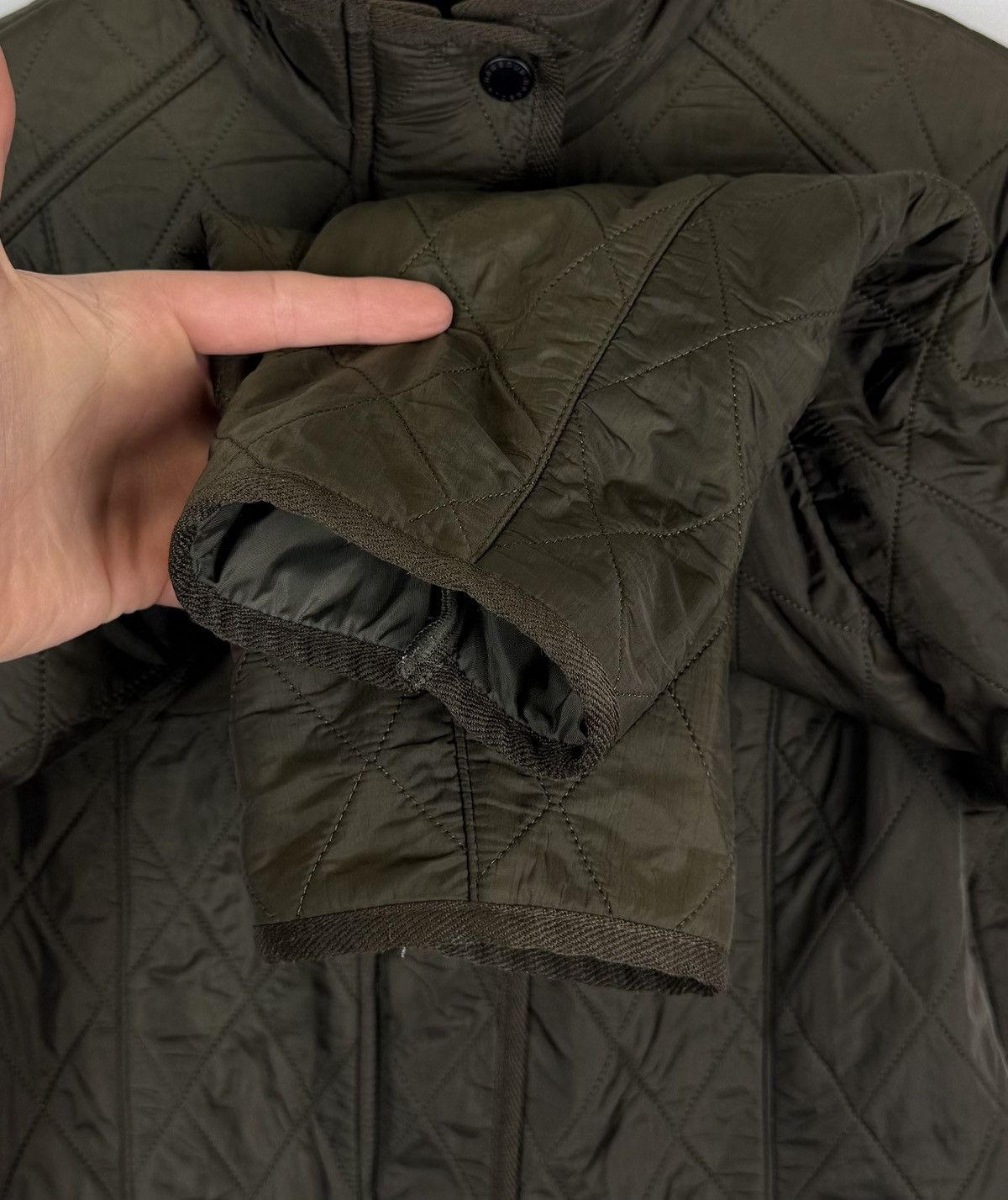Barbour Barbour Cavalry Polarquilt Jacket Dark Olive Green Top Size L / US 10 / IT 46 - 8 Thumbnail