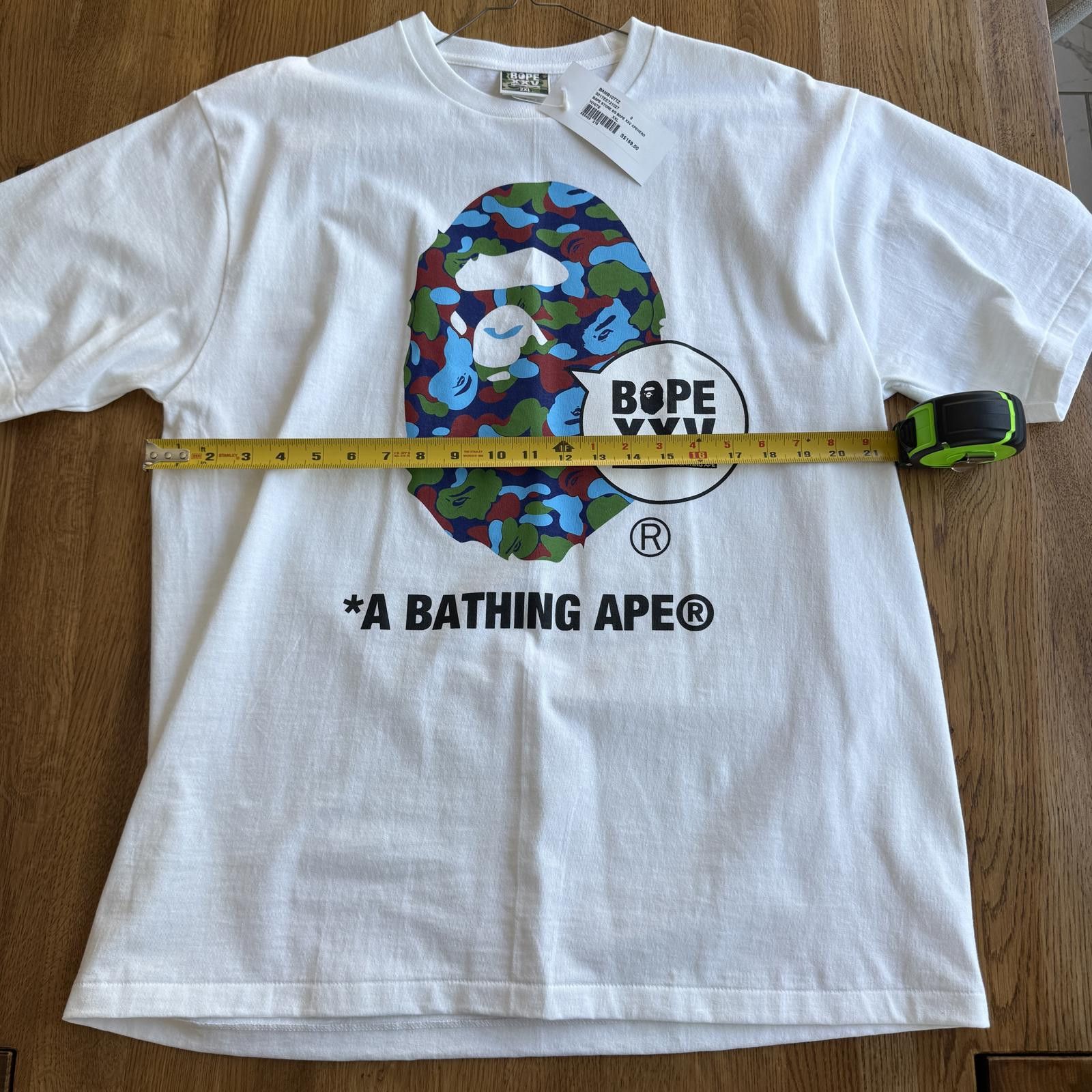 Designer A Bathing Ape BAPE XXV T-Shirt Singapore Exclusive Size XXL Size US XXL / EU 58 / 5 - 2 Thumbnail
