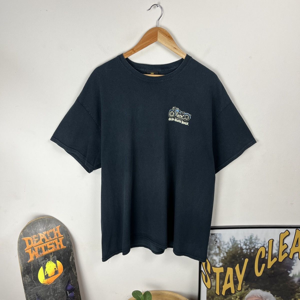 Gildan Old Guys Rules T-shirt Gildan Heavy coton Size US XL / EU 56 / 4 - 2 Thumbnail