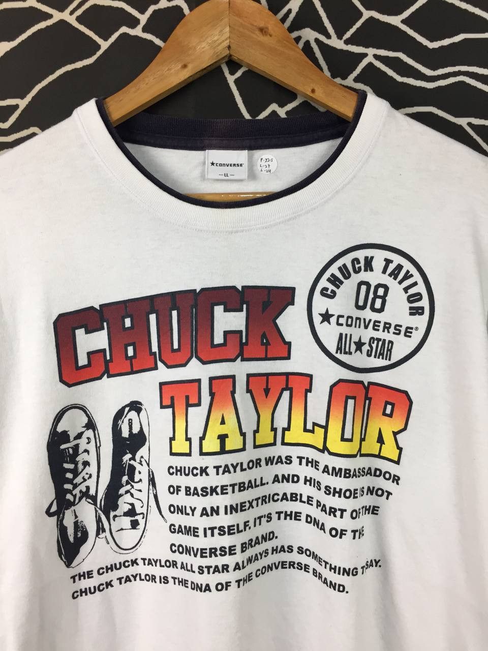 Converse Converse All Star Chuck Taylor Long Sleeve Tee Size XL Size US XL / EU 56 / 4 - 3 Thumbnail