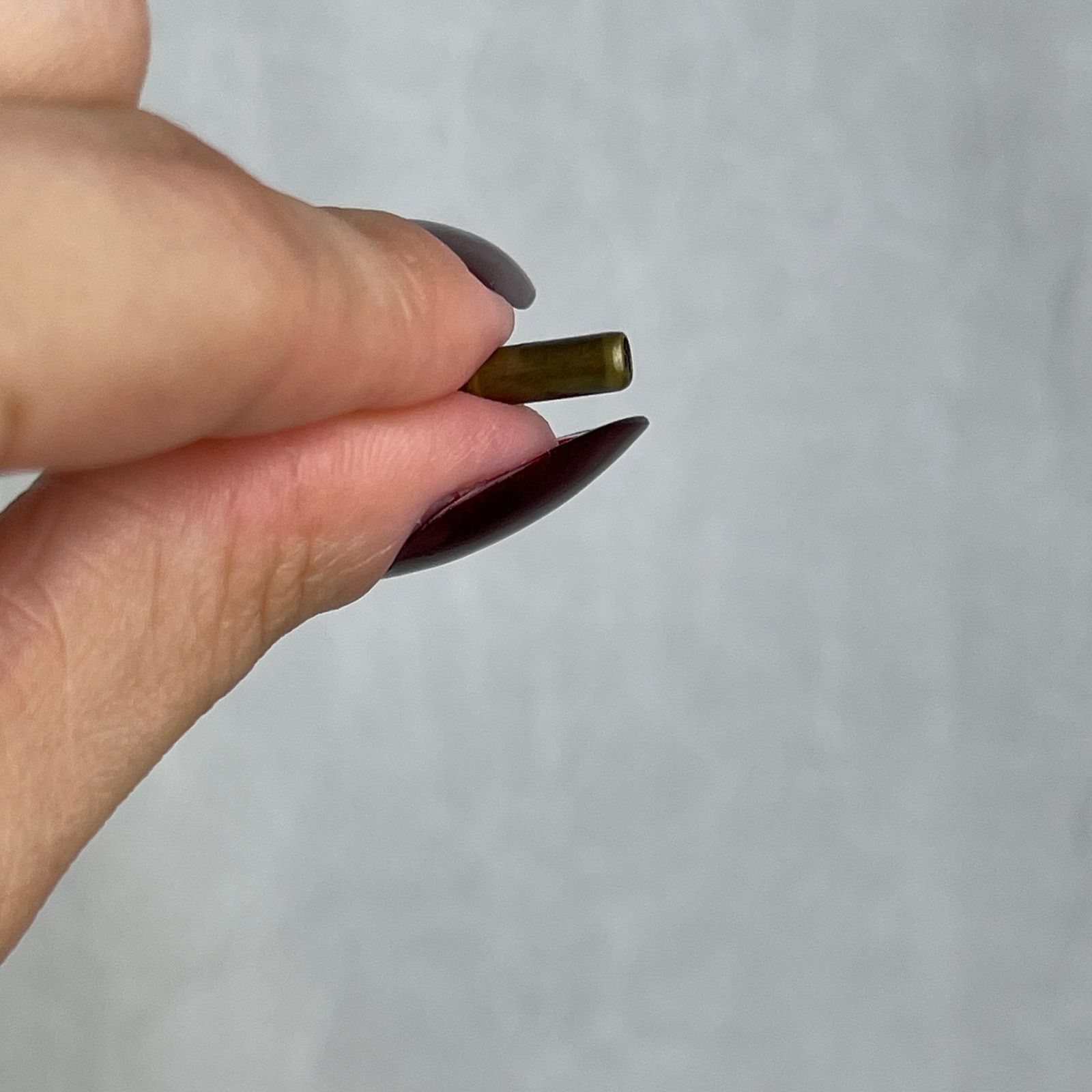 Other Brass Gold Tone Stick Pin Leaves Charm Mint Green Beads Size ONE SIZE - 18 Thumbnail