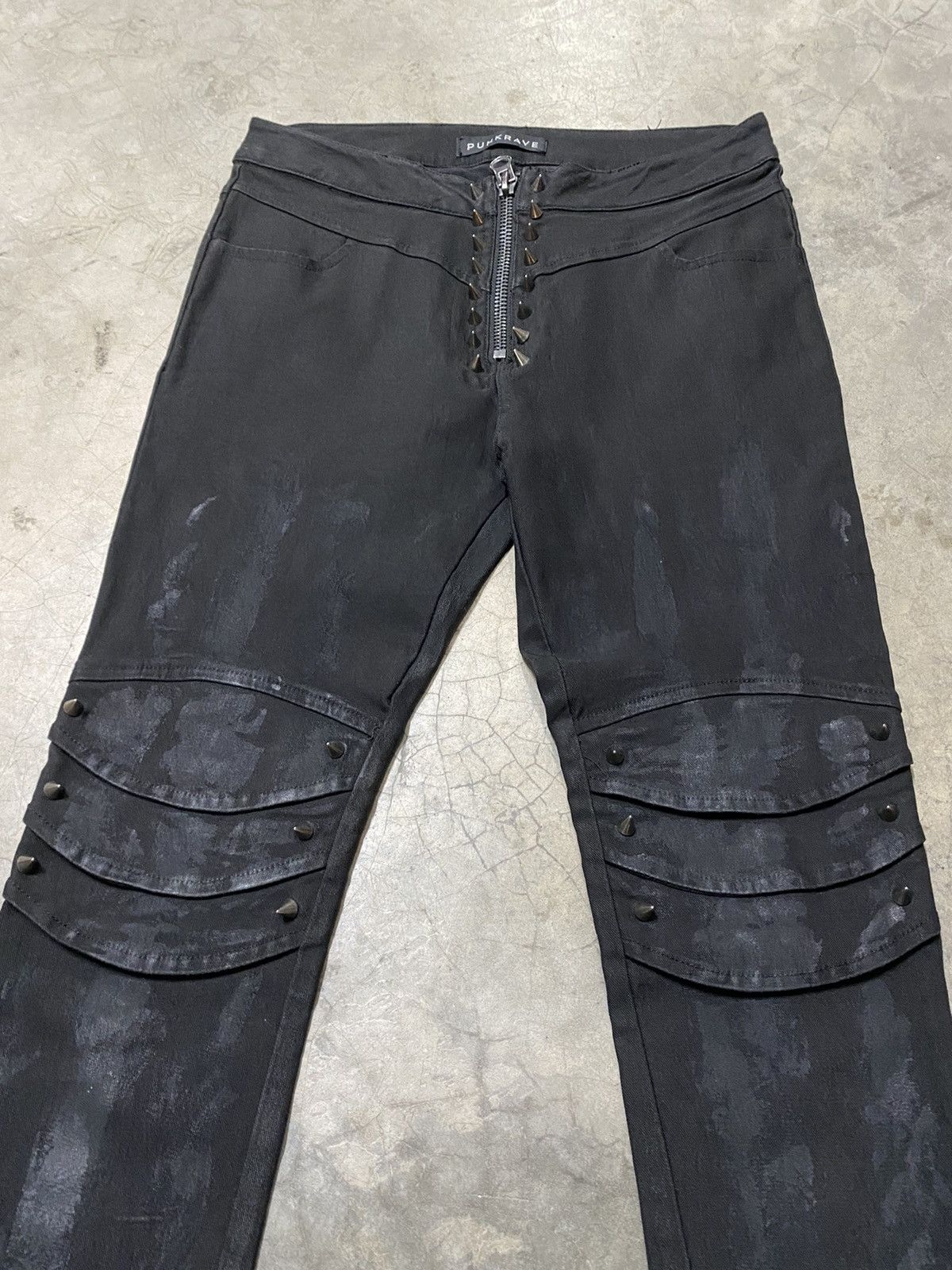 Japanese Brand × Seditionaries Black Punk Rave Jeans Seditionaries Bondage Size US 29 - 6 Thumbnail