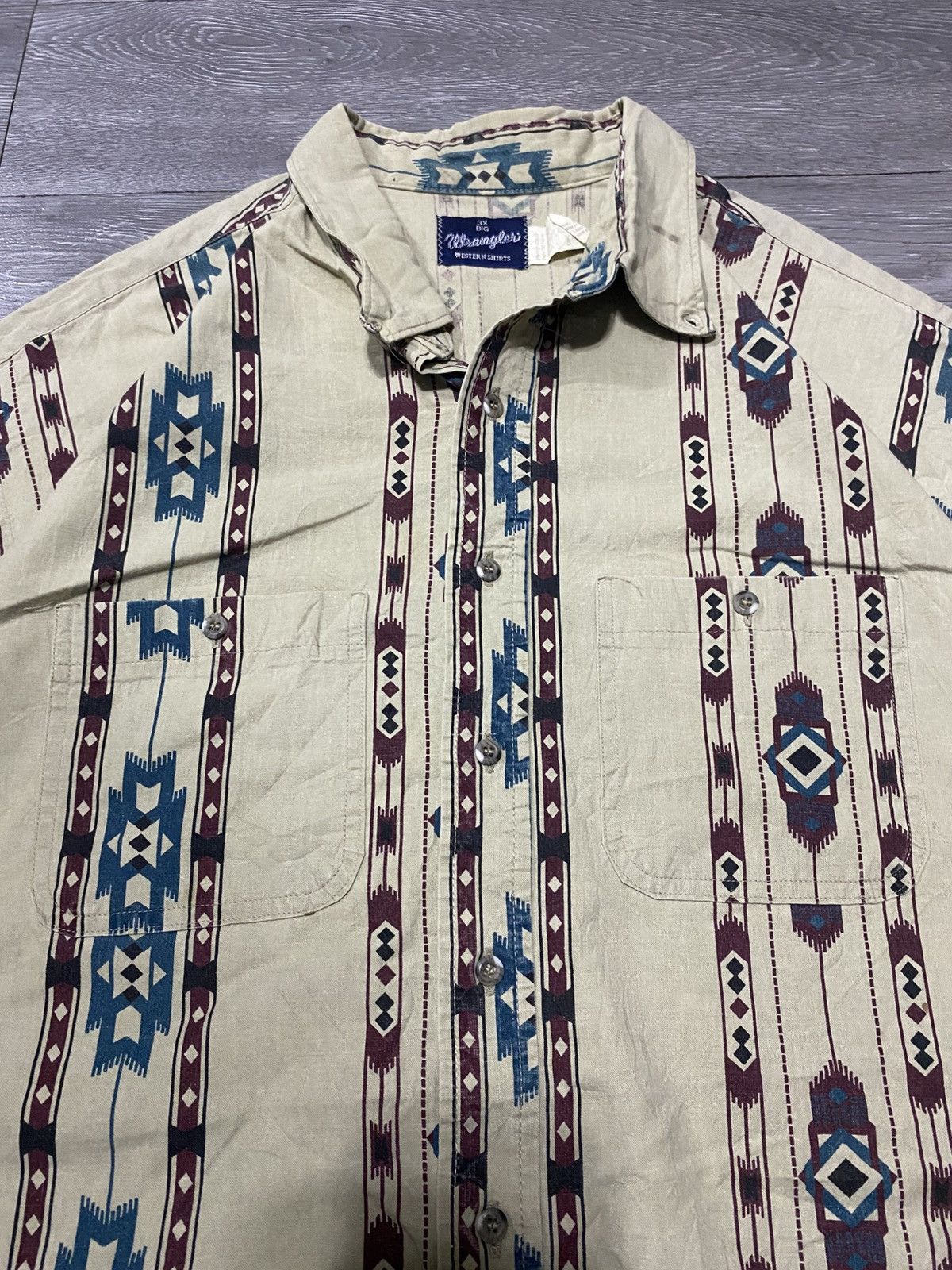 Wrangler VTG WRANGLER NAVAJO Size US XXL / EU 58 / 5 - 3 Thumbnail