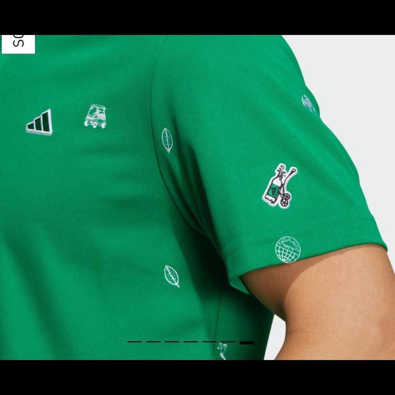 Adidas Mens Play Green Monogram Golf Size US XL / EU 56 / 4 - 6 Thumbnail