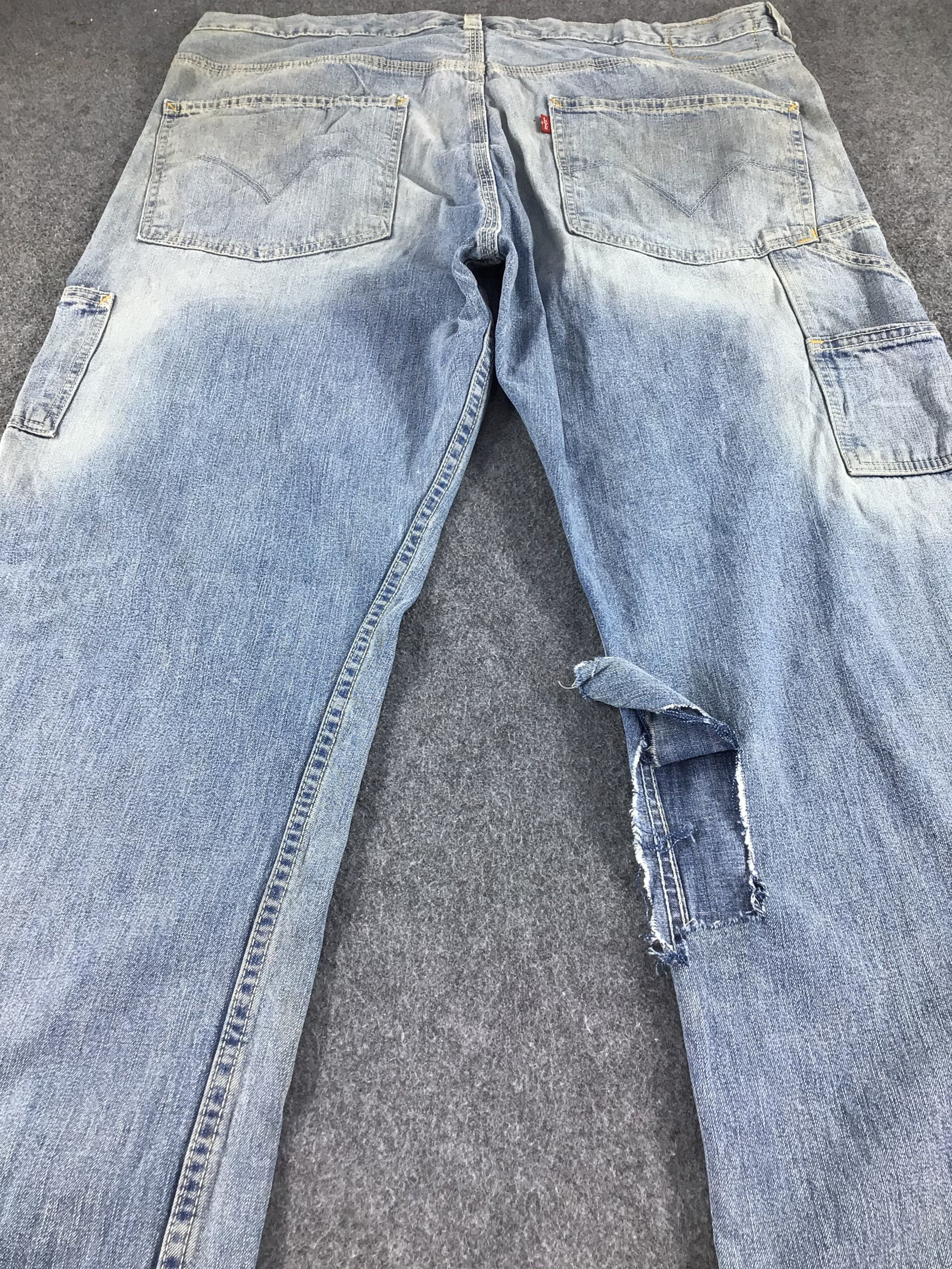 Levi's Vintage Levis 701 Carpenter Jeans Faded Blue -J575 Size US 41 - 4 Thumbnail