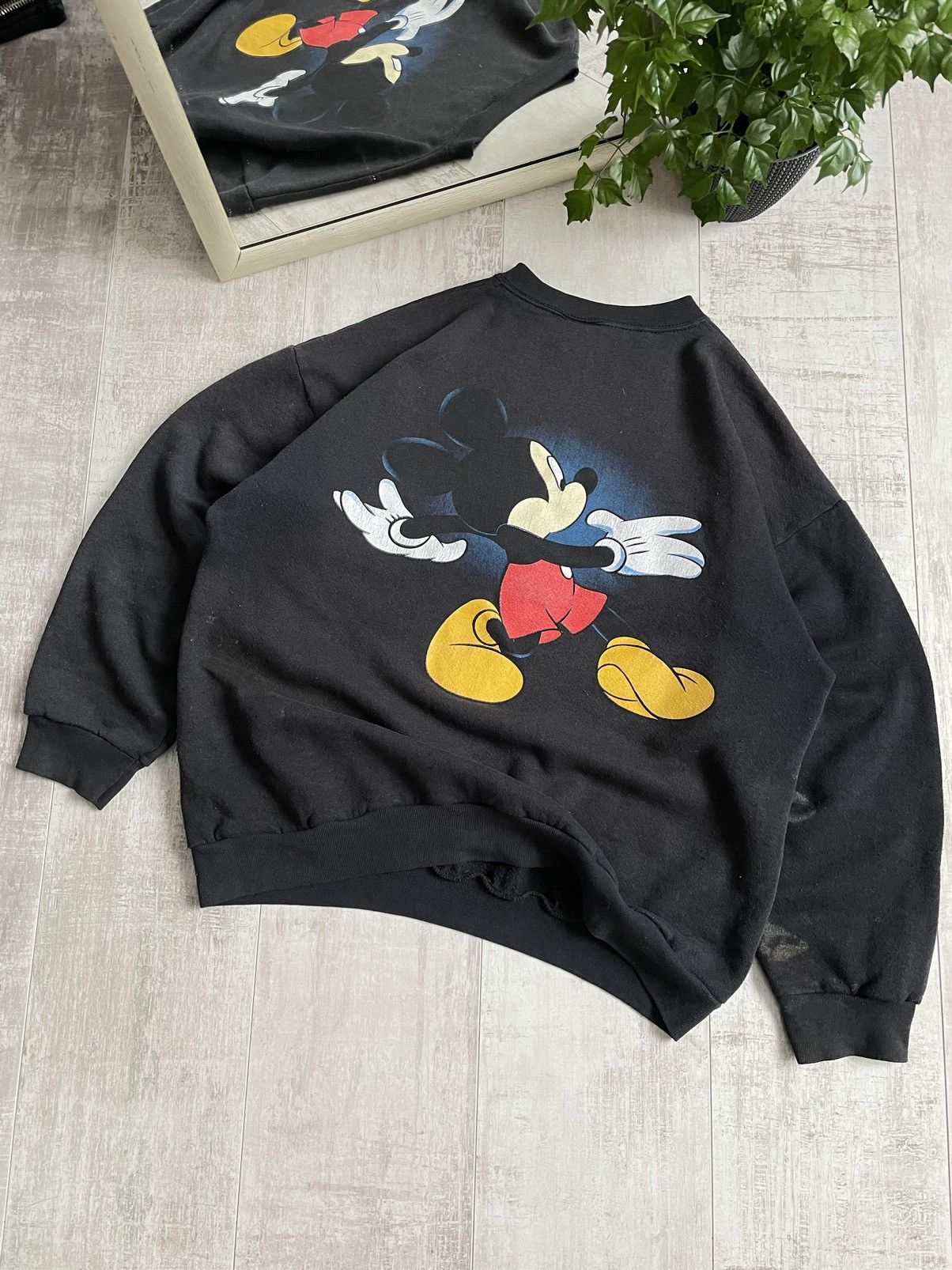Disney × Mickey Mouse × Vintage Michey Mouse 90’s Tultex Sweatshirt Boxy Fit Florida Disney Size US L / EU 52-54 / 3 - 2 Thumbnail
