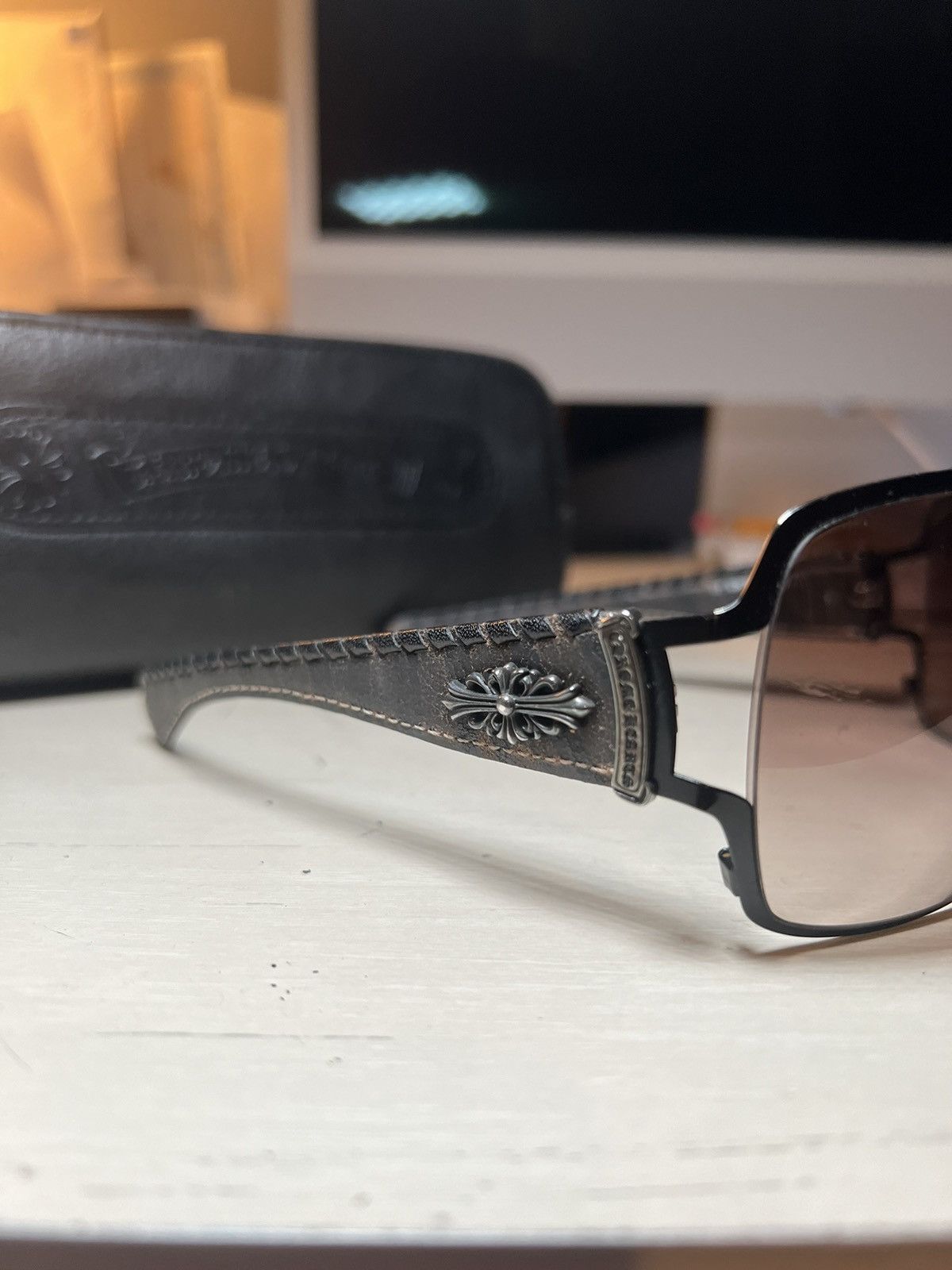 Chrome Hearts Chrome Hearts Sunglasses Poon II Size ONE SIZE - 1 Thumbnail