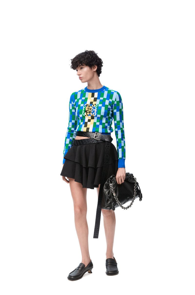 Loewe o1w1db10426 Mini Skirts in Black Size 26" / US 2 / IT 38 - 3 Thumbnail