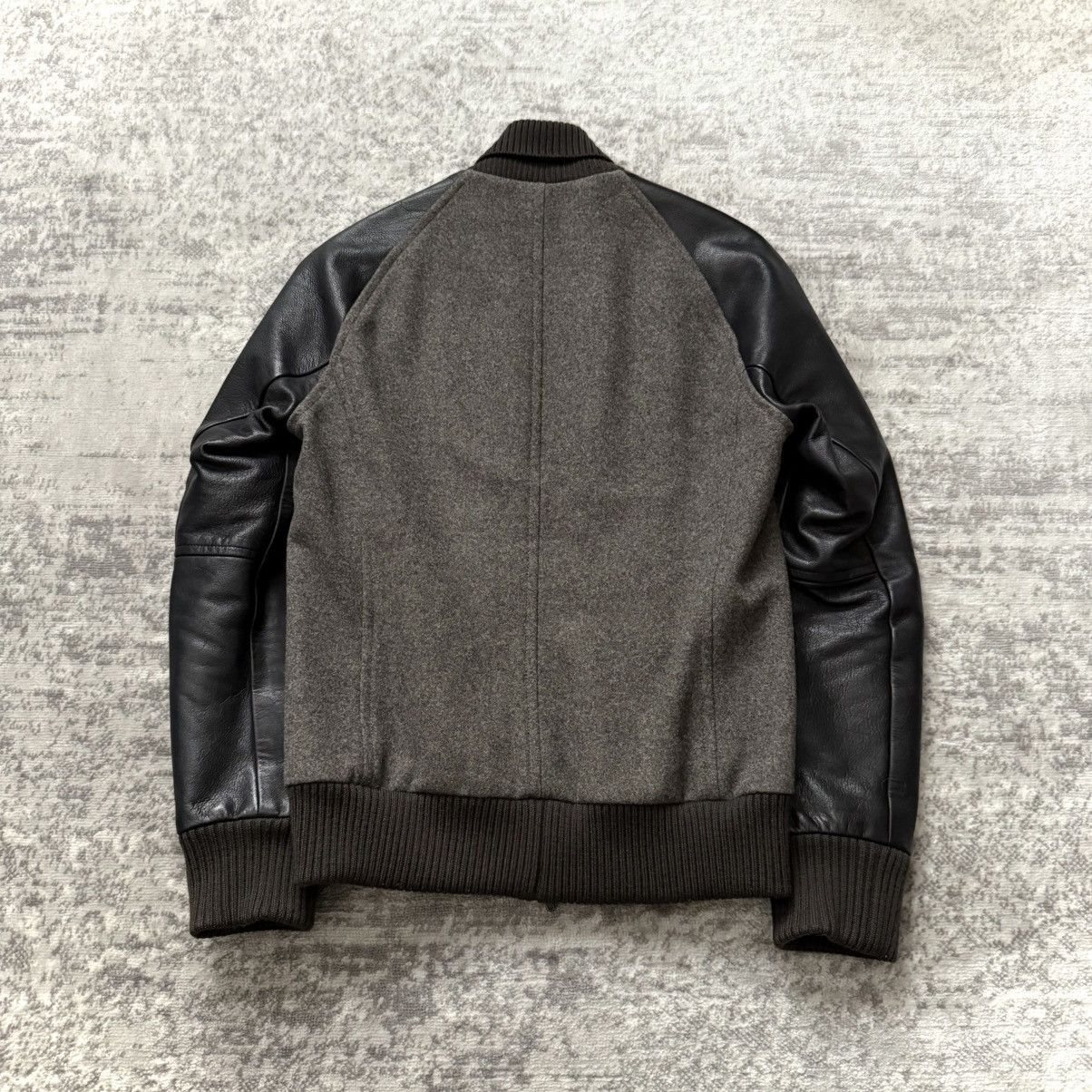 Kazuyuki Kumagai Attachment Kazuyuki Kumagai Attachment Calf Leather Wool Hybrid Jacket Size US S / EU 44-46 / 1 - 8 Thumbnail
