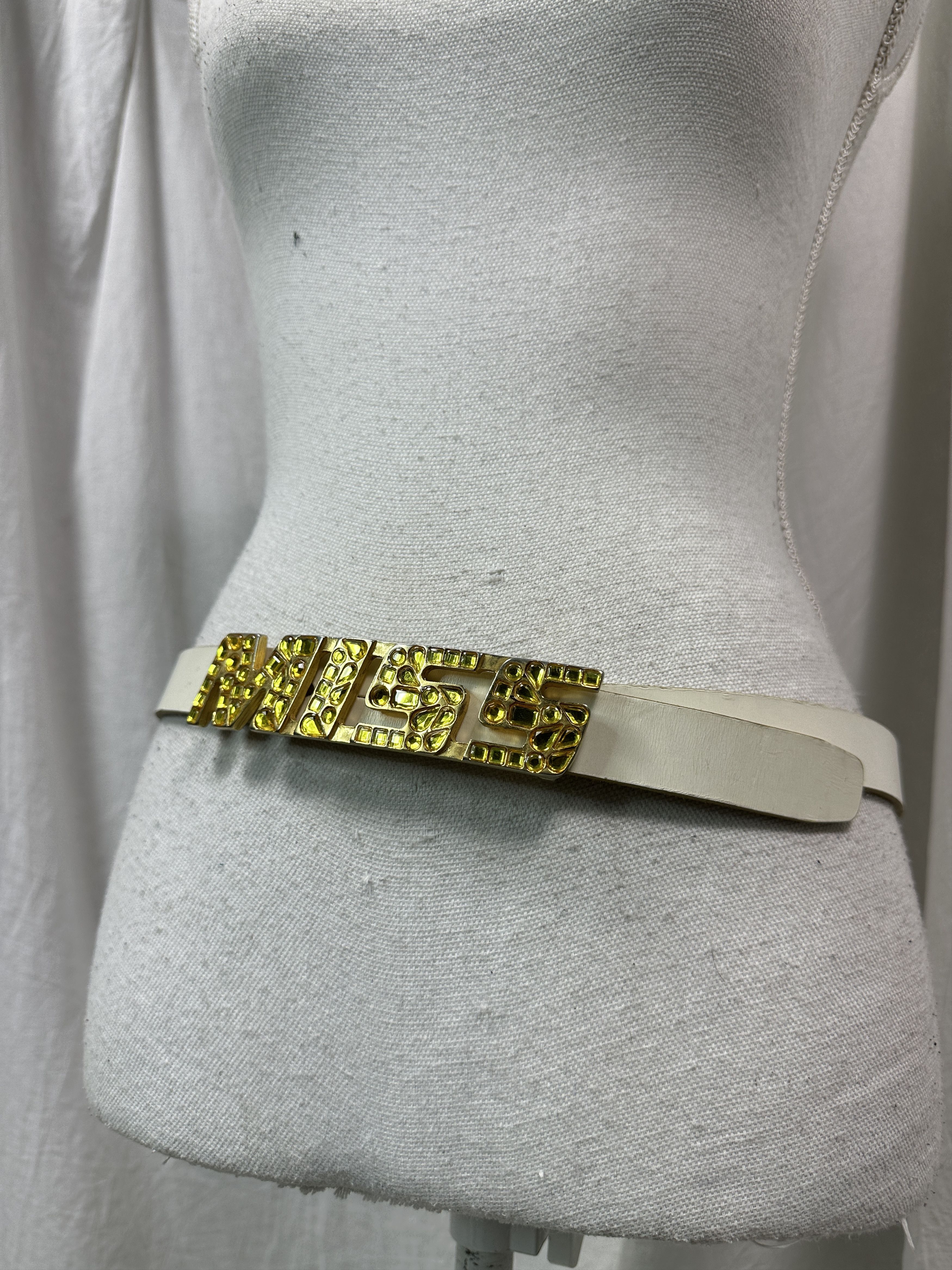 Miss Sixty Vintage Leather Old Money Miss Sixty Belt Y2K Size ONE SIZE - 1 Thumbnail