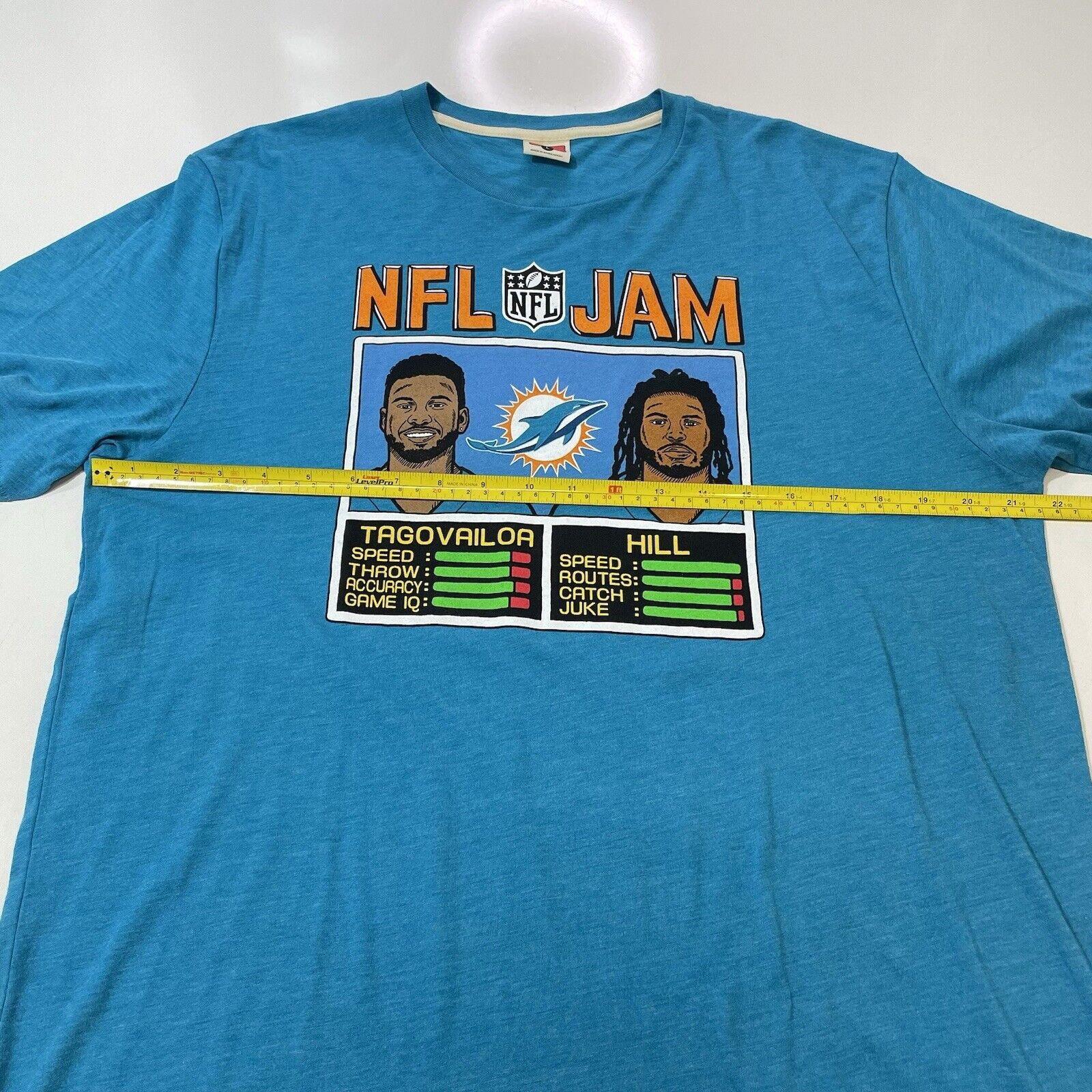Homage NFL Jam Dolphins Tua Tagovailoa Tyreek Hill Homage Shirt Size US L / EU 52-54 / 3 - 6 Thumbnail