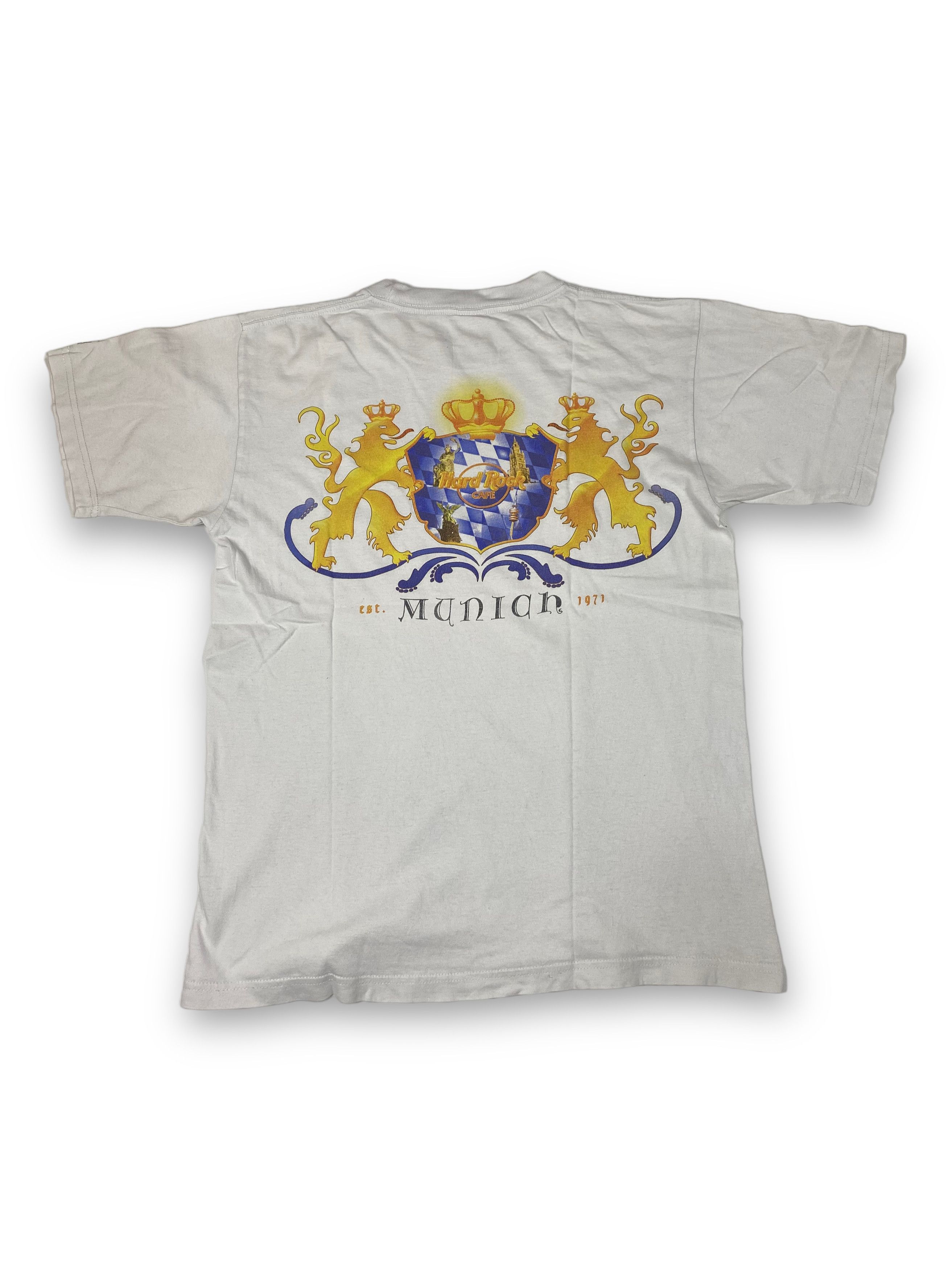 Hard Rock Cafe Vintage HARD ROCK Munich White T-Shirt Big Logo Y2k M585 Size US M / EU 48-50 / 2 - 1 Thumbnail
