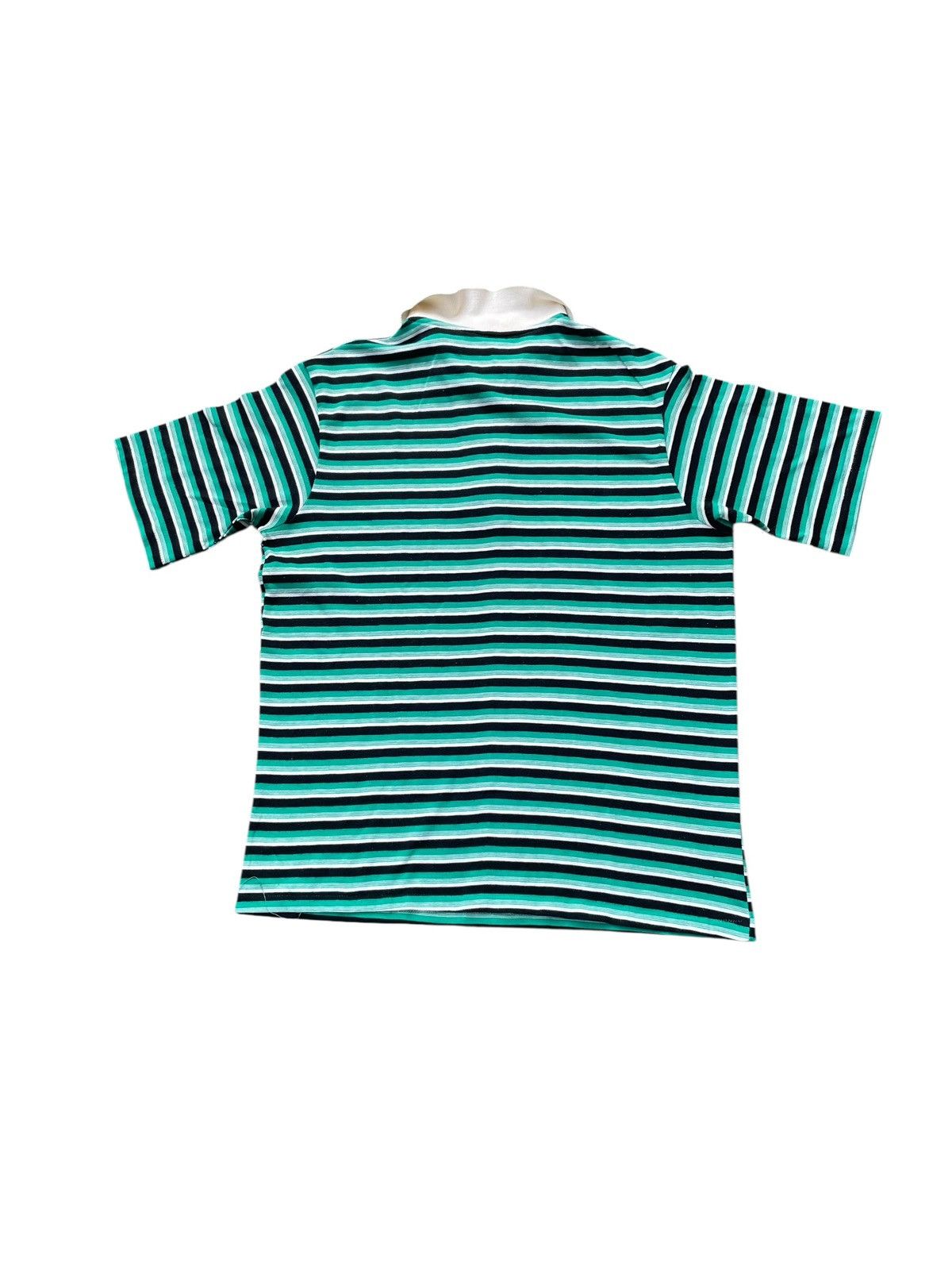 Vintage Vintage Andre Alain Stripes Polo Tshirt Size US M / EU 48-50 / 2 - 7 Thumbnail