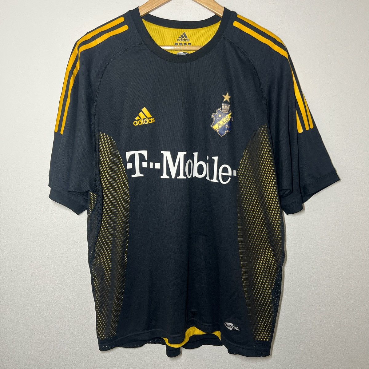 Adidas AIK Stockholm Lucic 2002-2003 Home Jersey | Vintage Soccer Size US XL / EU 56 / 4 - 1 Thumbnail