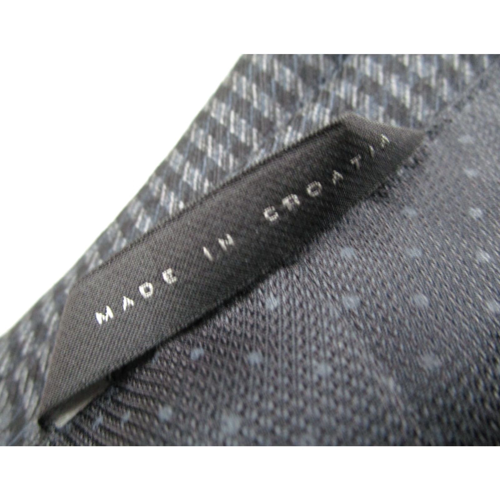 Hugo Boss HUGO BOSS Blazer Mens 42 Regular Gray Wool 2 Button Single-Breasted Notch Lapel Jacket - Made in Croatia Size 42R - 6 Thumbnail