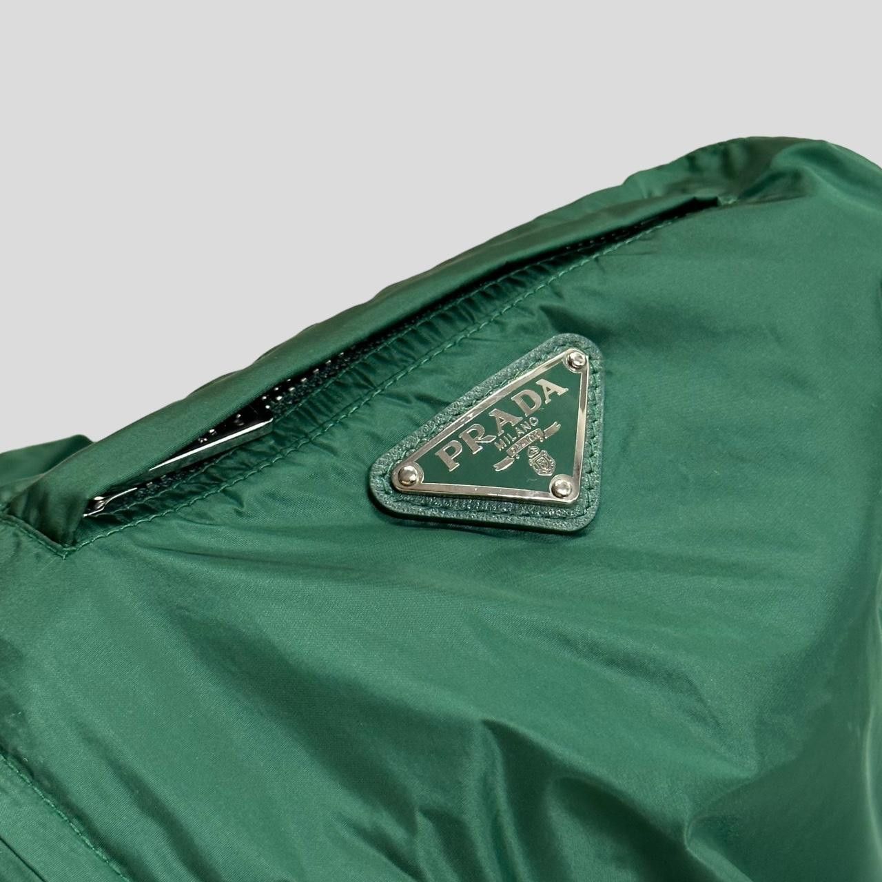 Prada Prada Milano 2013 Emerald Green Nylon Windbreaker Gilet IT46 Size US S / EU 44-46 / 1 - 3 Thumbnail