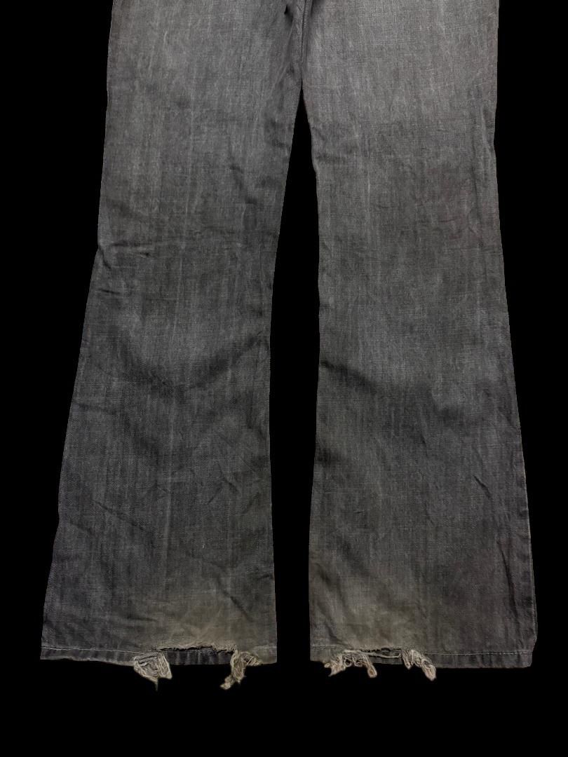 Japanese Brand FLARED Vintage Insane Distressed Buffalo Rusty Mudwash Jean Size US 30 / EU 46 - 18 Thumbnail