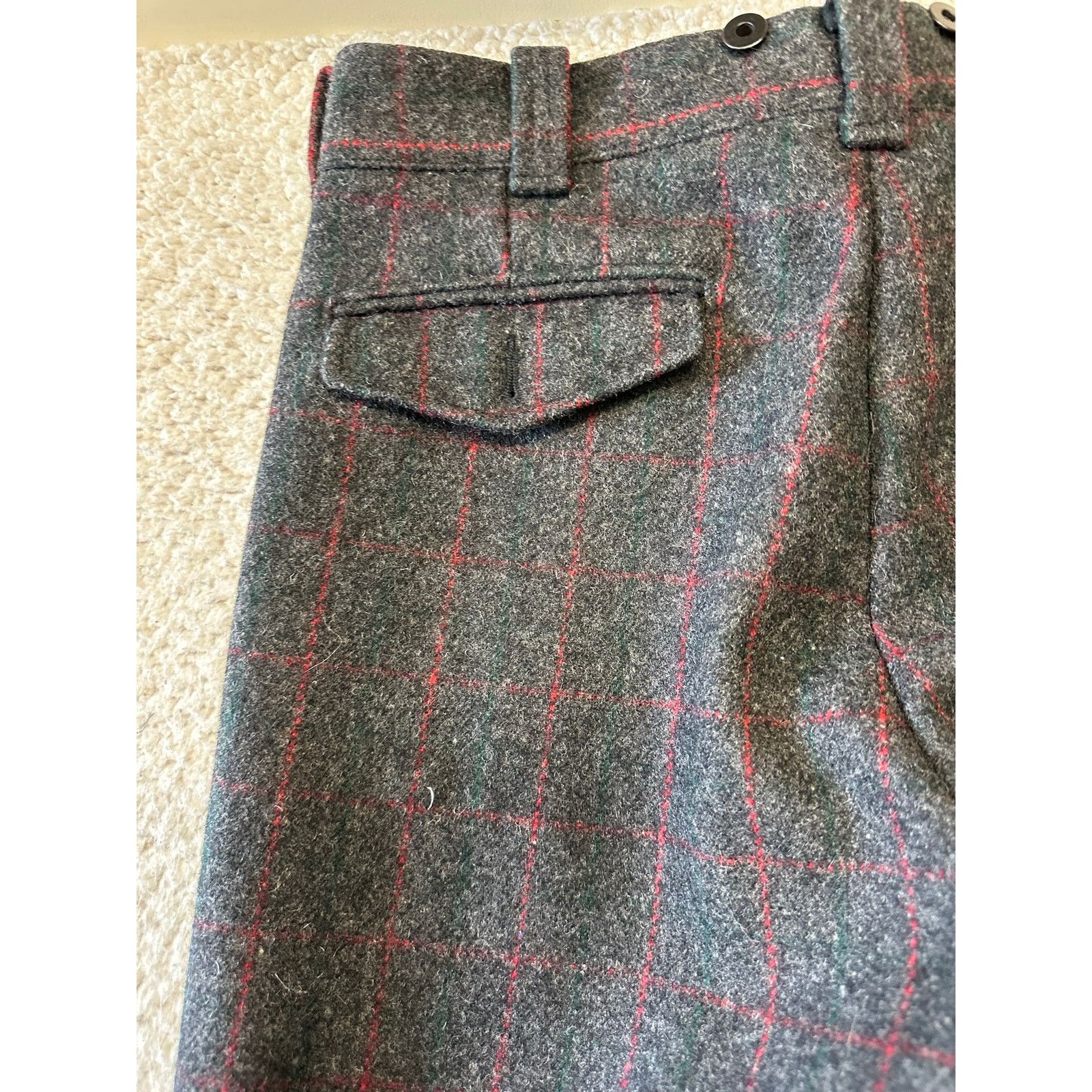 Woolrich Woolen Mills Vintage Woolrich Mens Heavyweight Wool Hunting Pants Size 32 Size US 32 / EU 48 - 7 Thumbnail