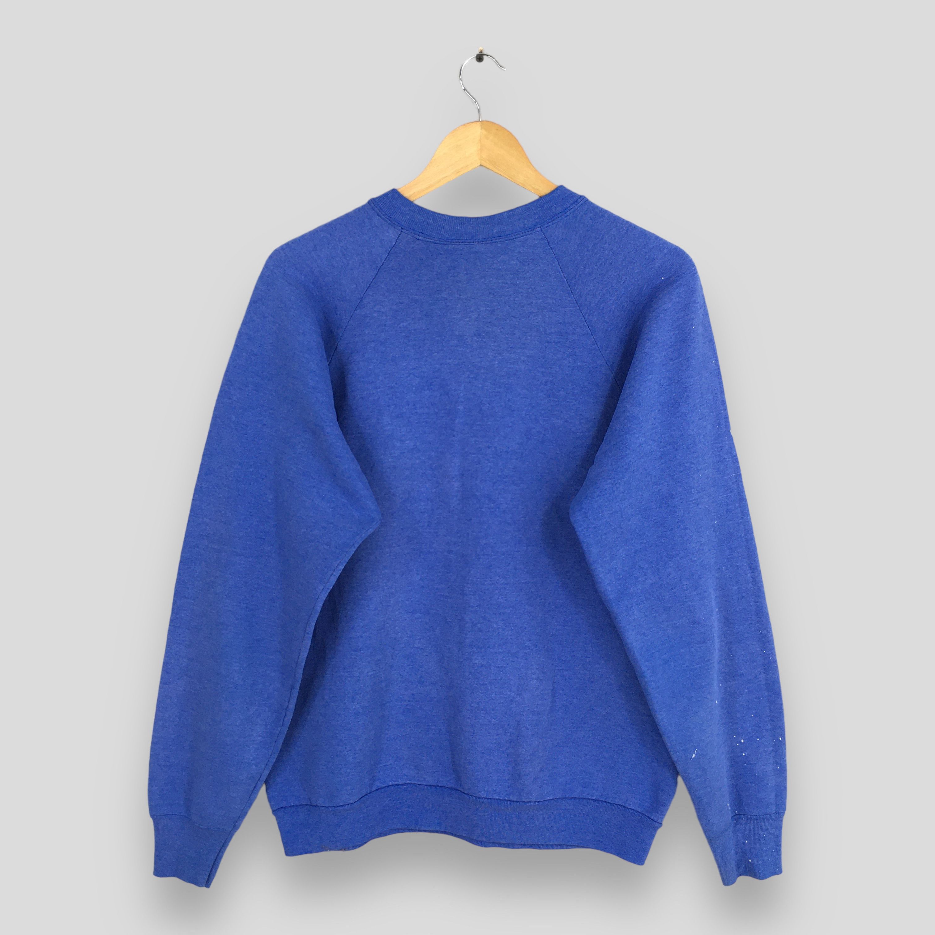 Vintage Vintage 90's Venice Italia Blue Sweatshirt Large Size US L / EU 52-54 / 3 - 8 Thumbnail