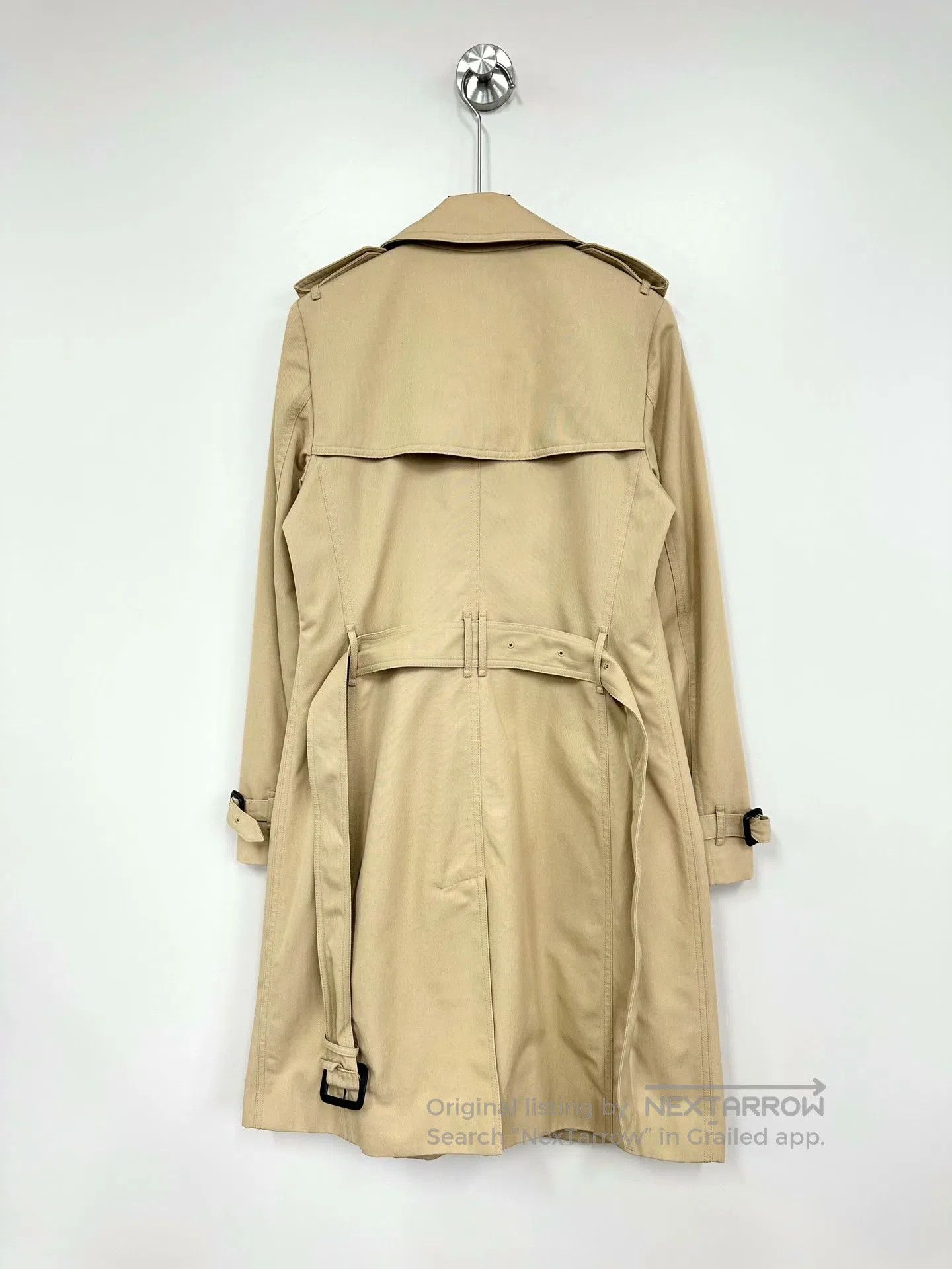 Burberry Burberry Classic Khaki Double-Breasted Lined Plaid Trench Size XS / US 0-2 / IT 36-38 - 2 Thumbnail