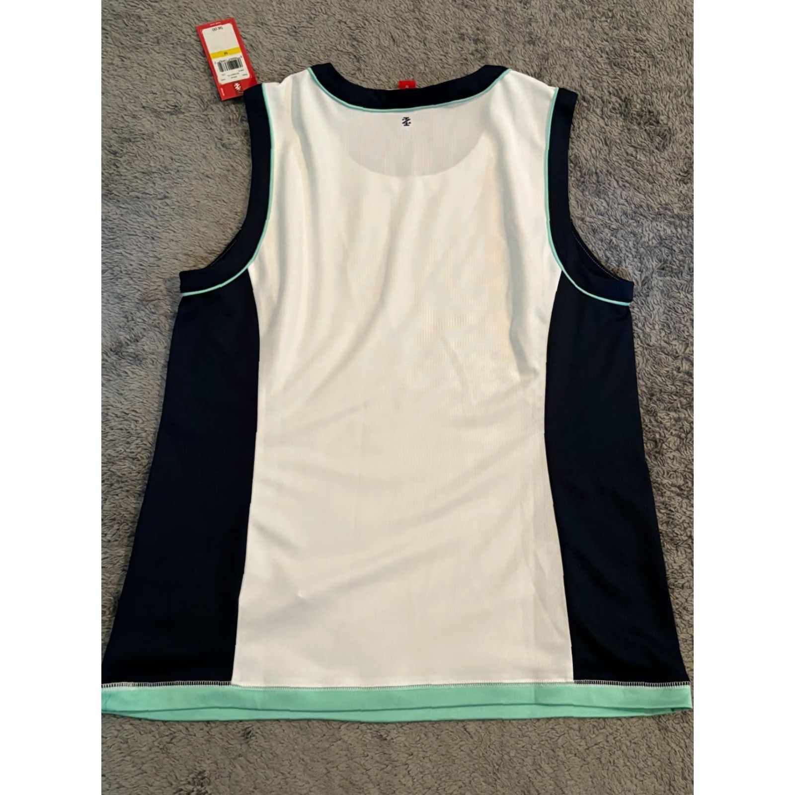 Izod VINTAGE IZOD Top Womens M Sleeveless Active Wear White Active Gym Performance Size M / US 6-8 / IT 42-44 - 6 Thumbnail