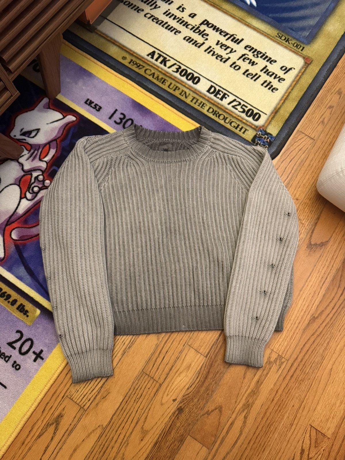 K-Two Studios Charcoal Zip up knit. | Grailed