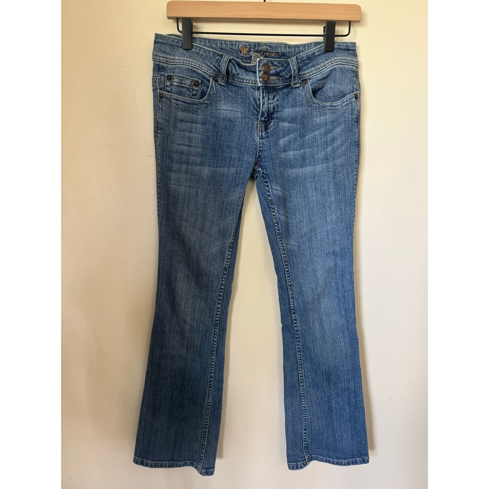 Other Vintage Y2K Wet Seal Low Rise Flare Jeans Size 5 Short Size 27" / US 4 / IT 40 - 1 Thumbnail