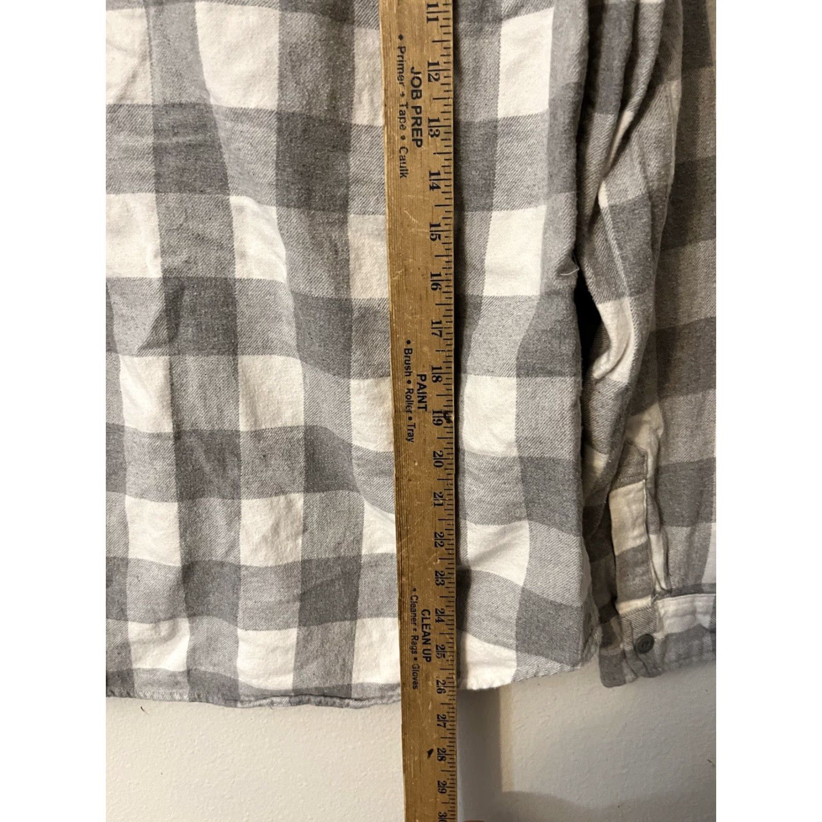 J.Crew J Crew Shirt Mens Small Gray Double Brushed Classic Midweight Flannel Button-Up Long Sleeve Collar Pocket Size US S / EU 44-46 / 1 - 5 Thumbnail